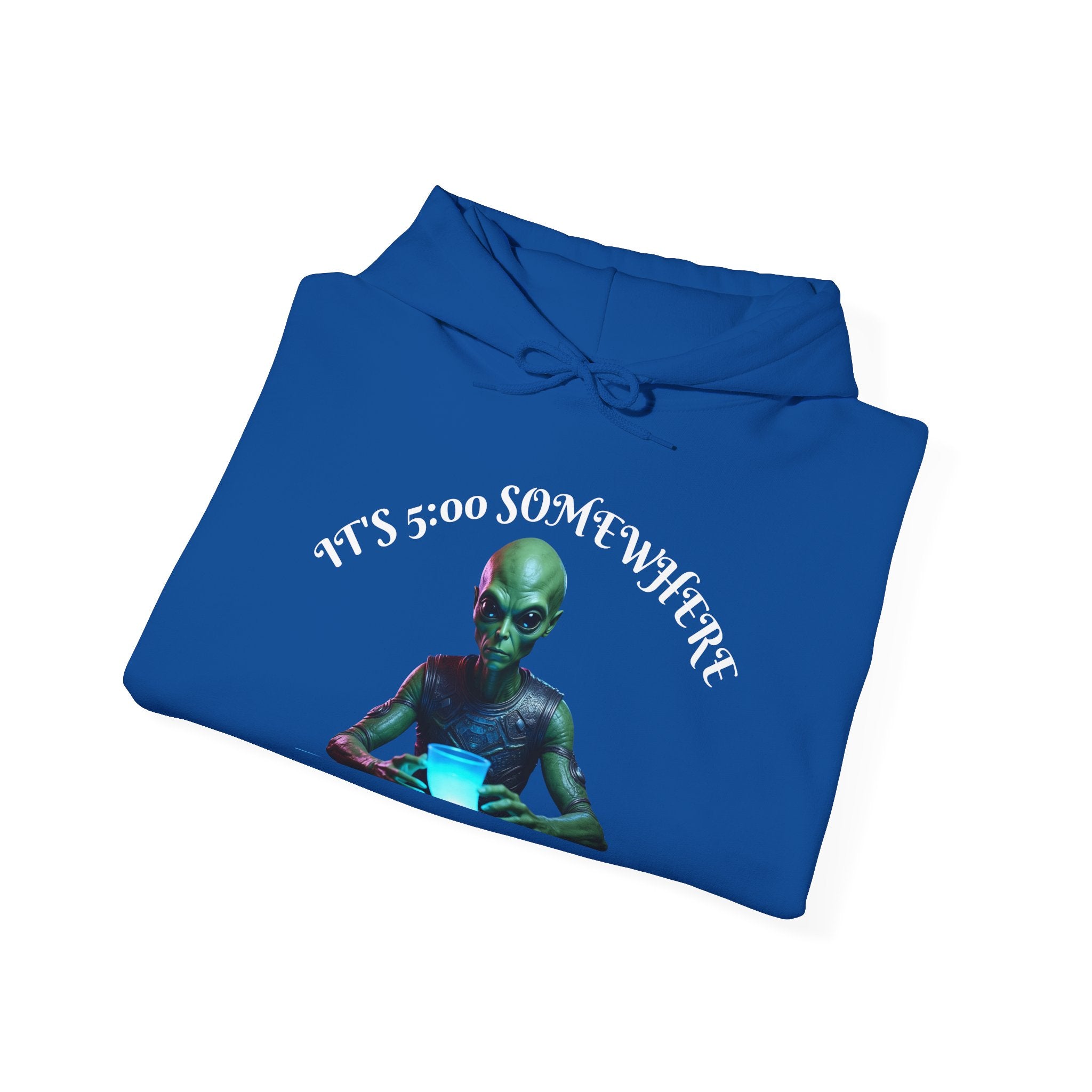 VYBZ Aliens and Monsters Unisex Hooded Sweatshirt - Funny Quote Design