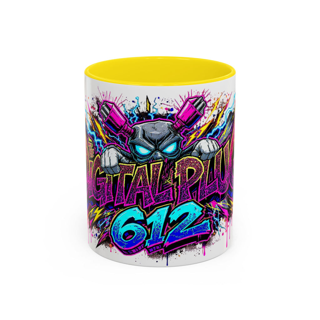 Accent Coffee Mug — The Digital Plug 612 Graphic (11/15oz)