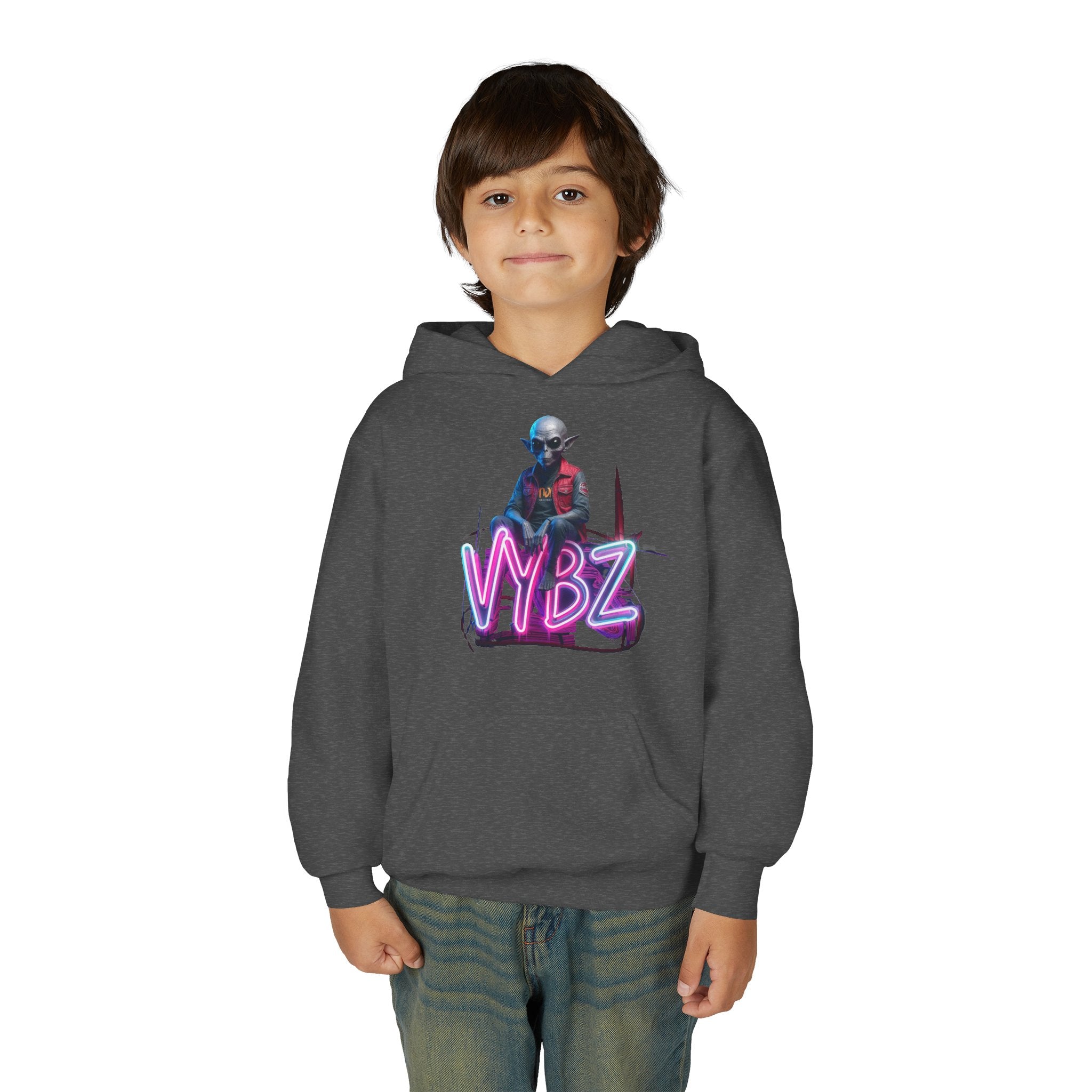 VYBZ Alien Youth Heavy Blend Hooded Sweatshirt, Cozy Streetwear, Perfect for Teens, Gifts for Holidays and Occasions, Casual [...]