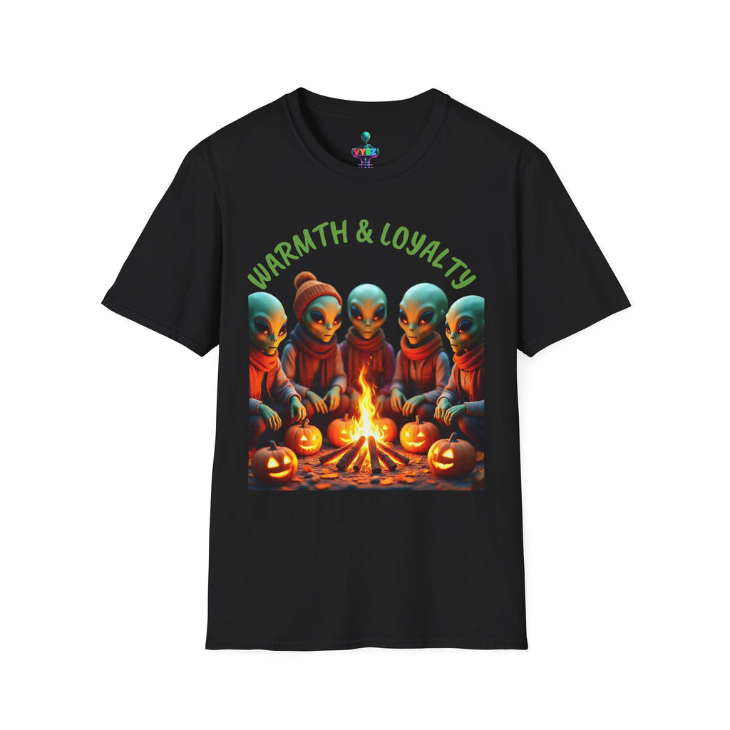 VYBZ Cozy Alien Campfire T-Shirt