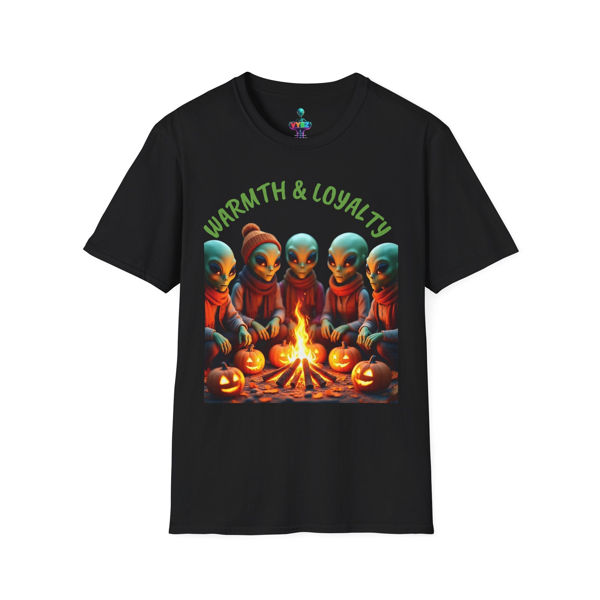 VYBZ Cozy Alien Campfire T-Shirt