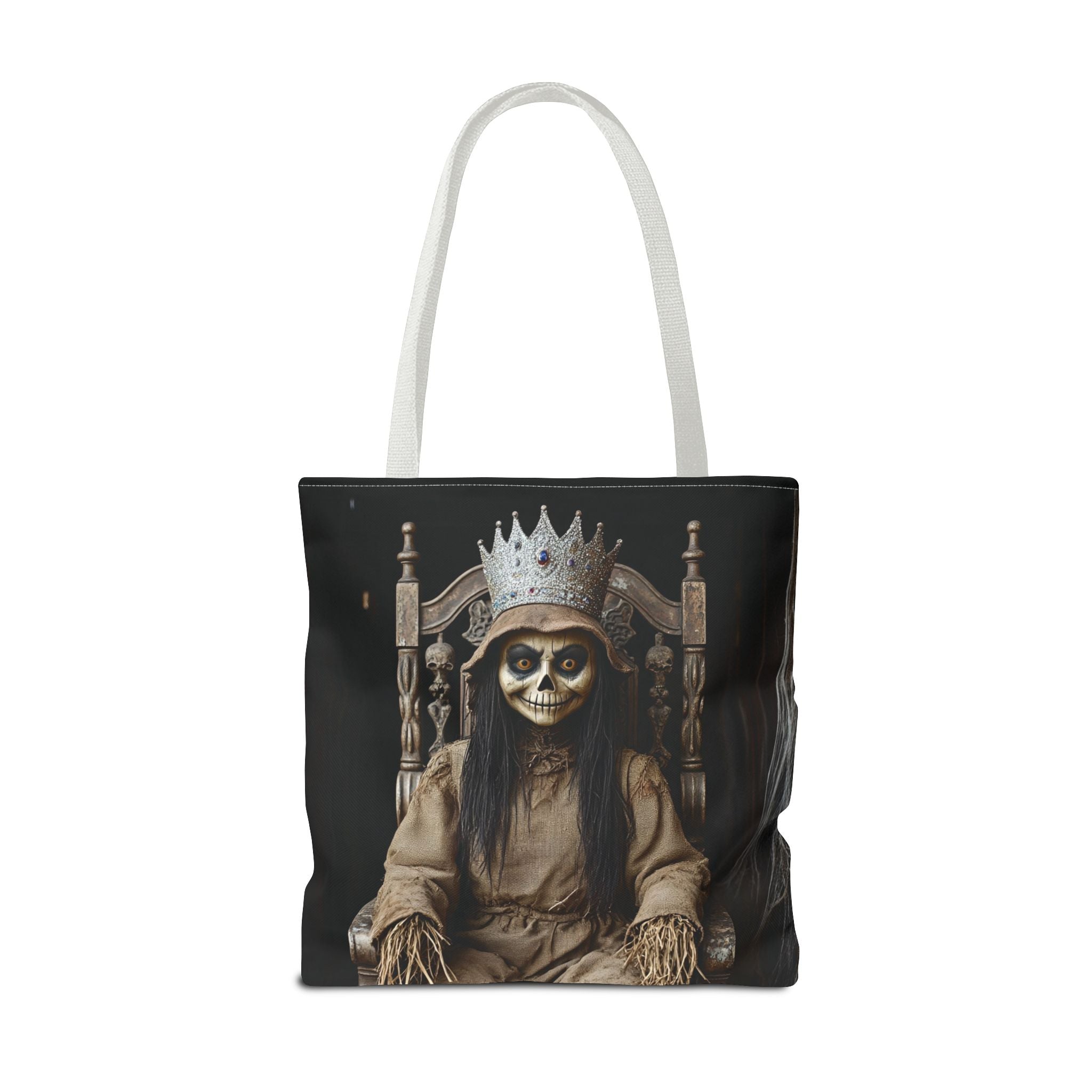 VYBZ Tote Bag - Spooky Skeleton Queen Halloween Design