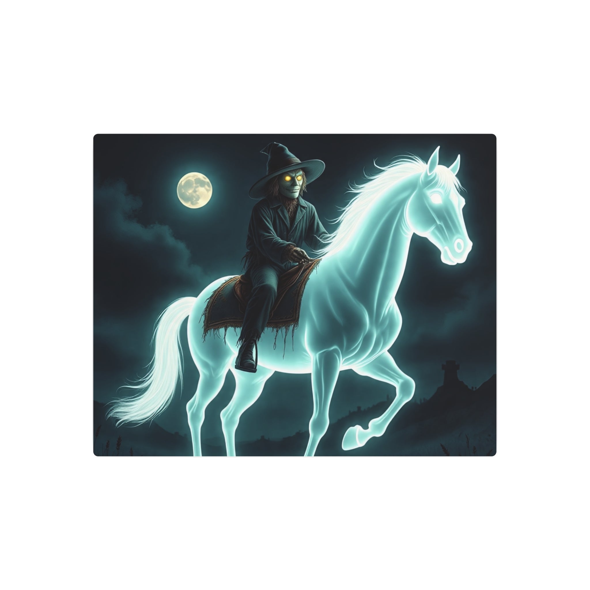 Metal Art Sign - Haunting Magical Halloween Spooky Exclusive Design