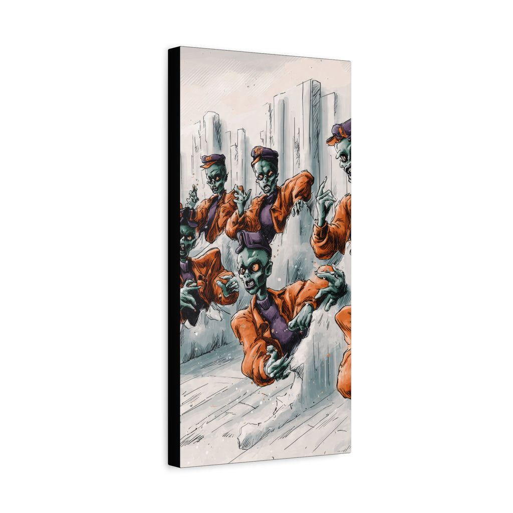 Zombie Chorus Matte Canvas Wall Art