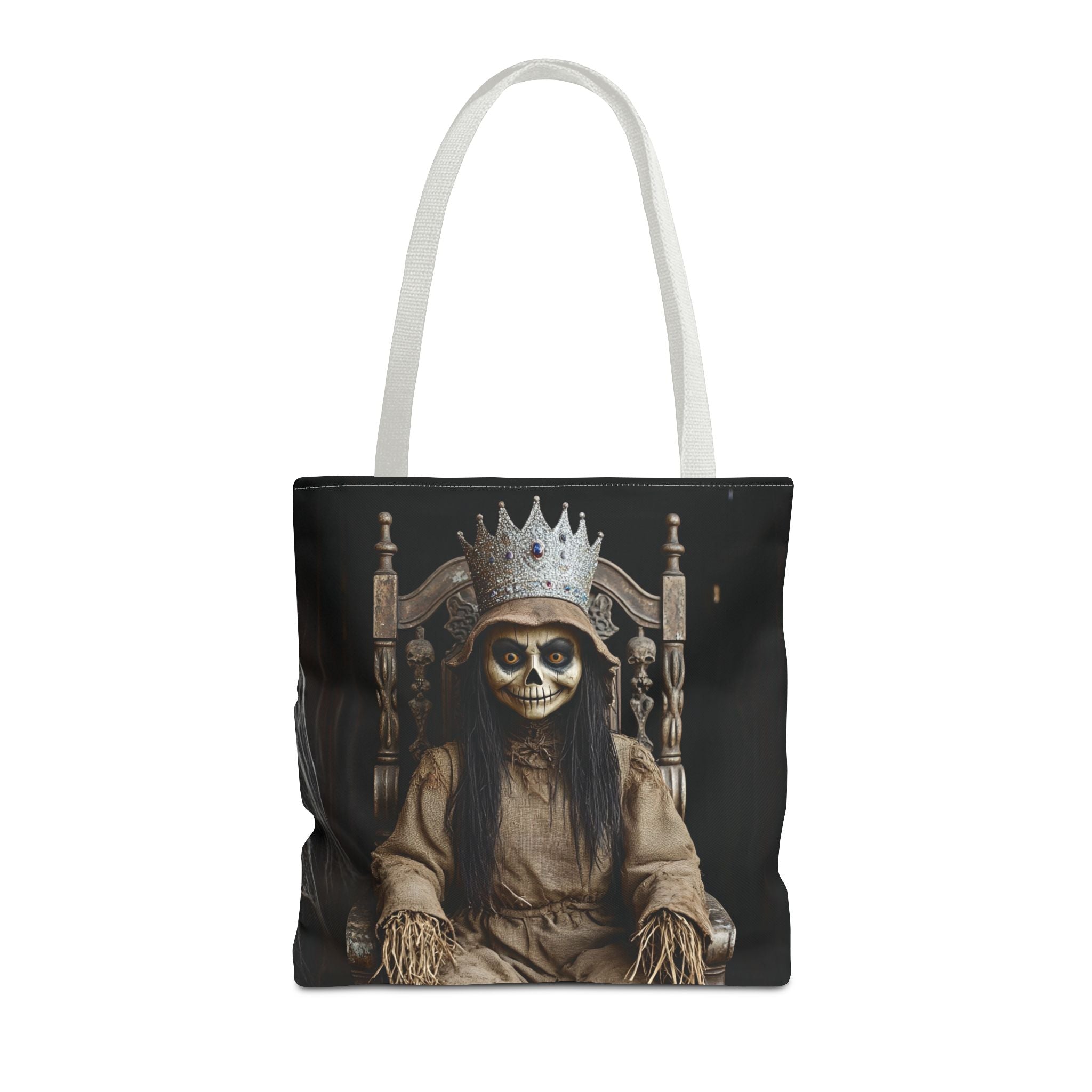 VYBZ Tote Bag - Spooky Skeleton Queen Halloween Design
