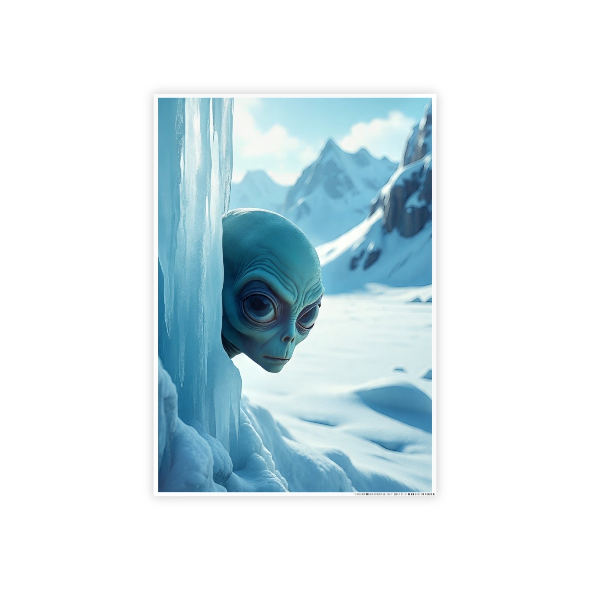 Glossy Alien Poster