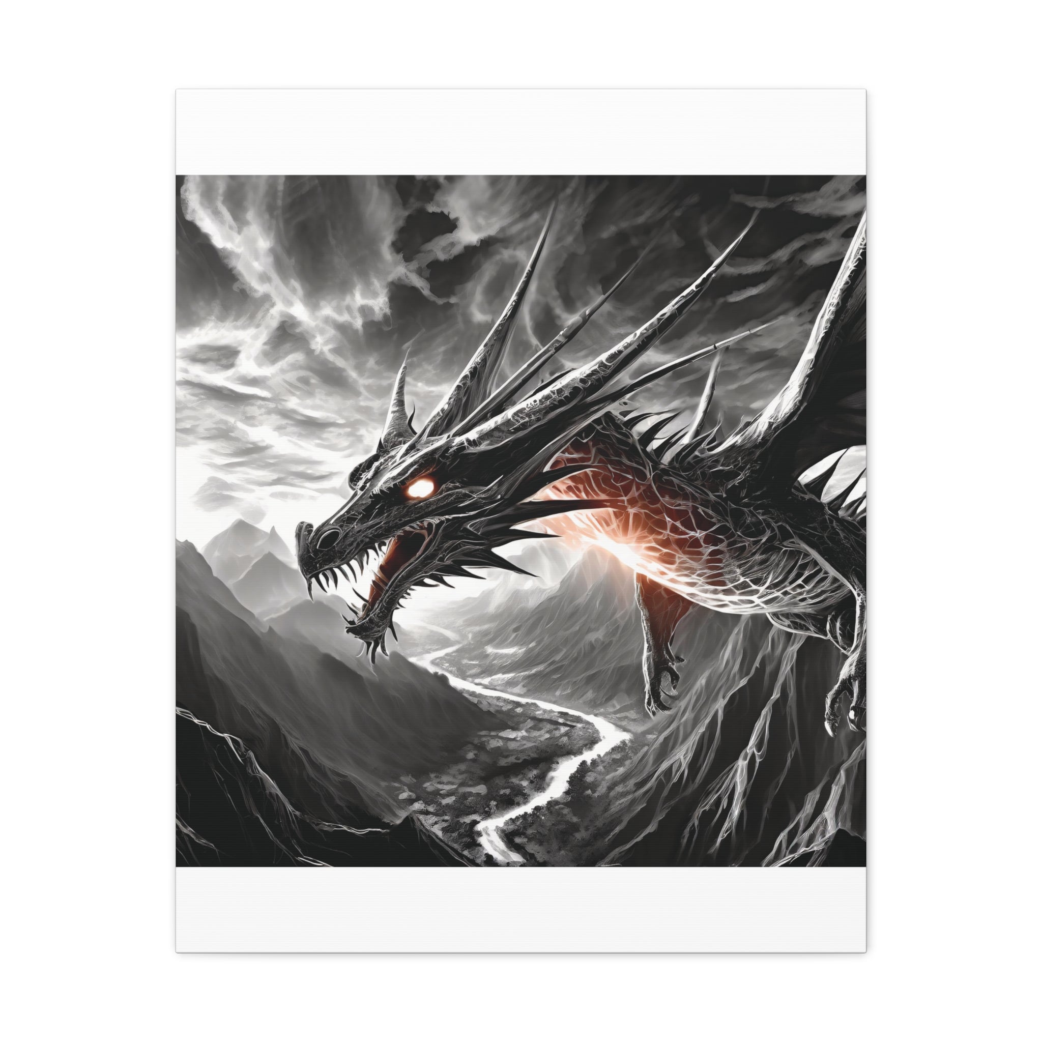 Dragon Art Canvas Print