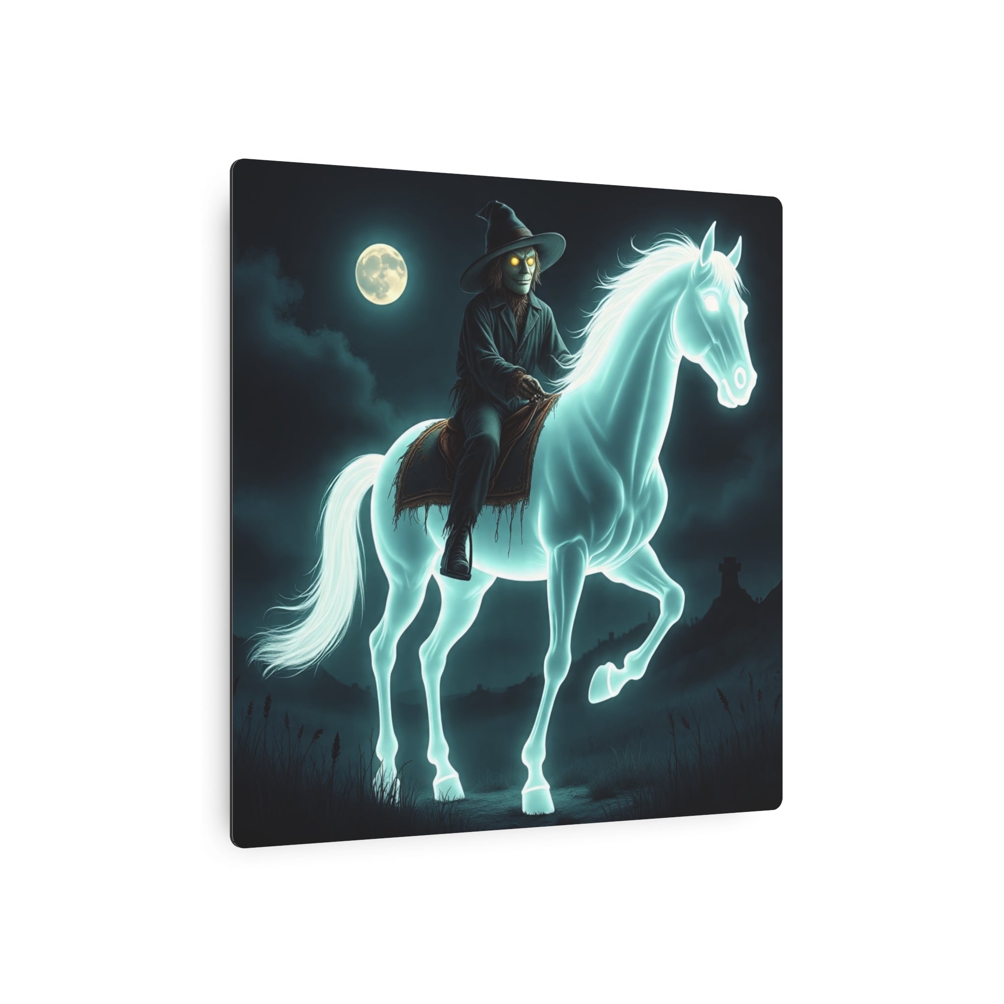Metal Art Sign - Haunting Magical Halloween Spooky Exclusive Design