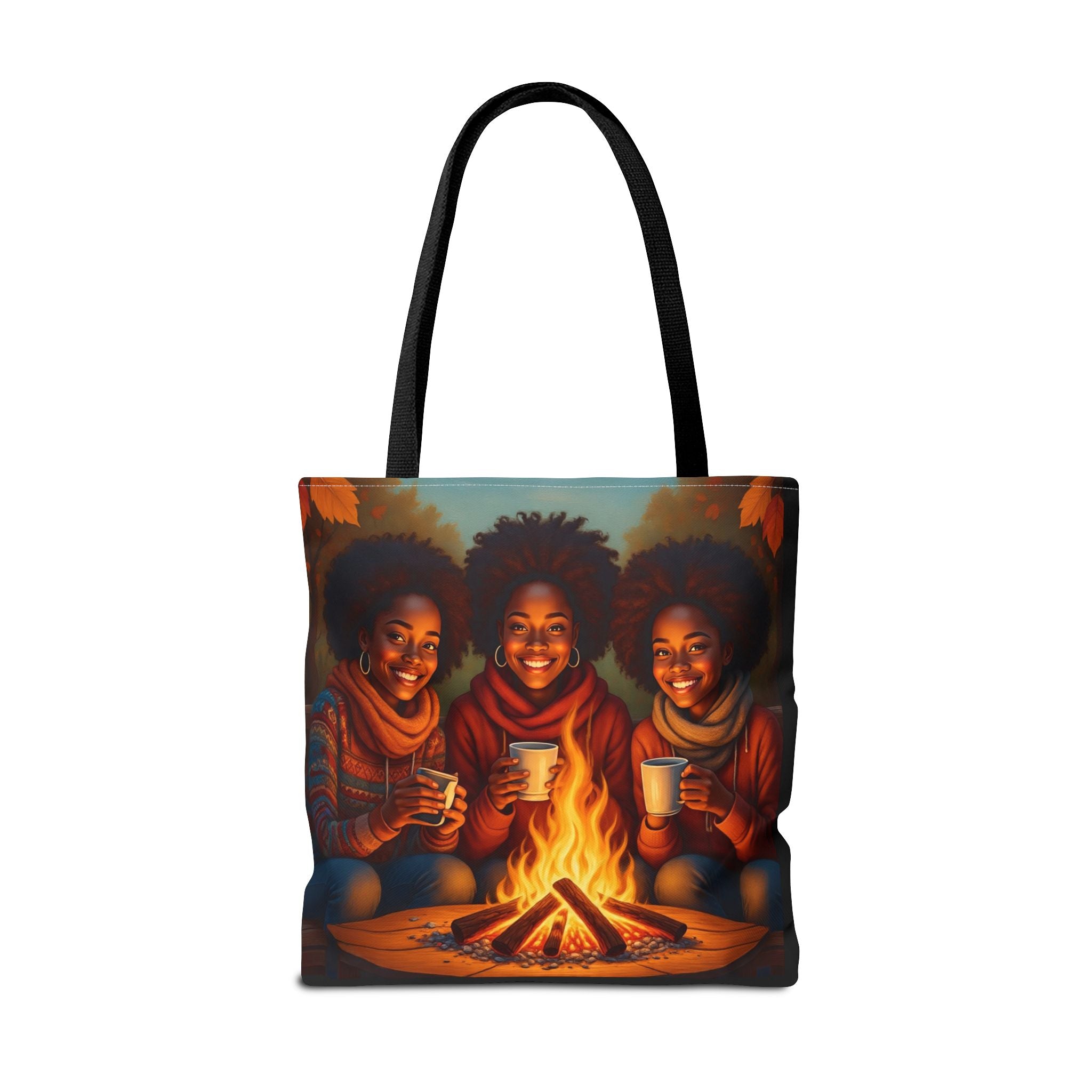 VYBZ Tote Bag - Exclusive Celebrating Sistah Circle Design Fall Bonfire
