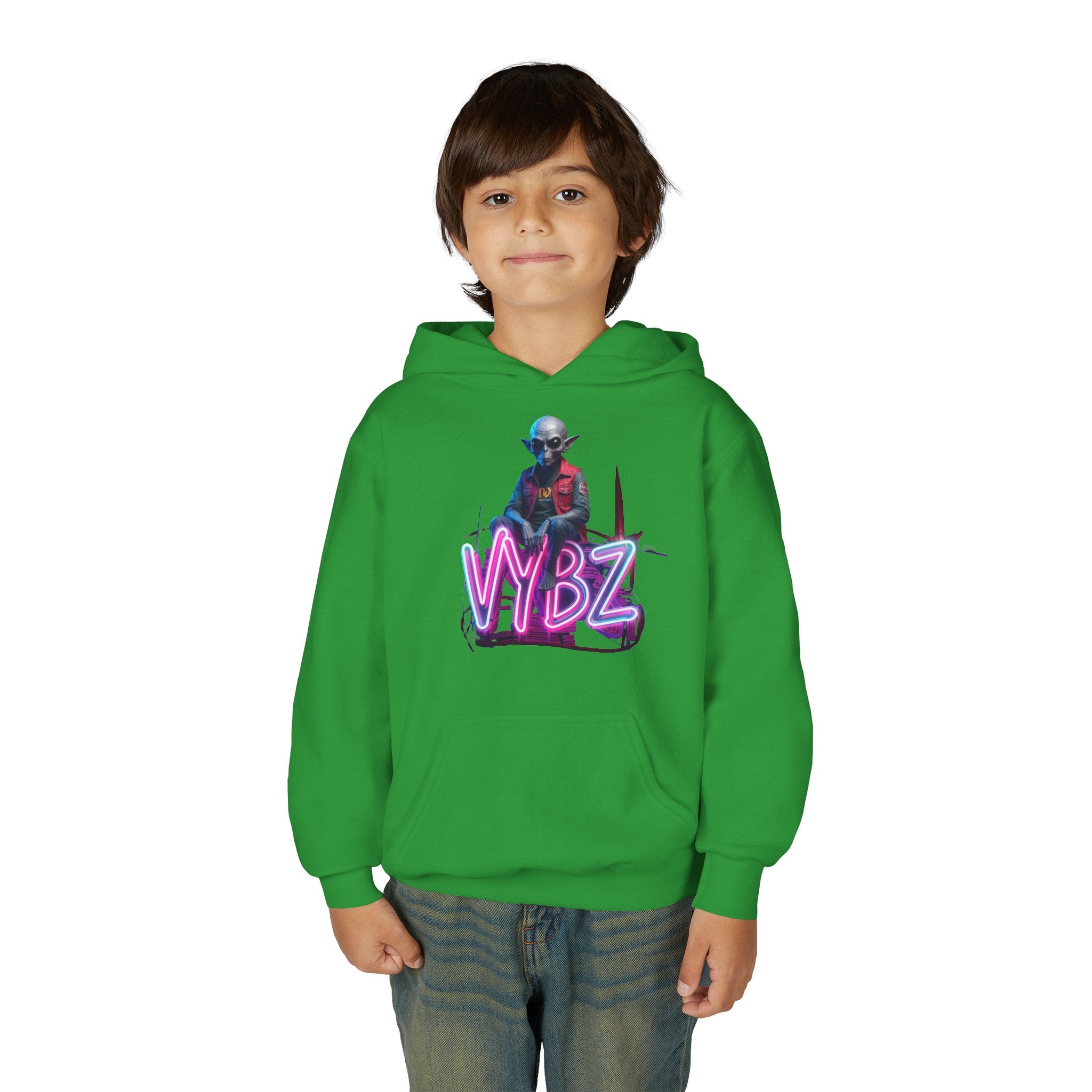 VYBZ Alien Youth Heavy Blend Hooded Sweatshirt, Cozy Streetwear, Perfect for Teens, Gifts for Holidays and Occasions, Casual [...]