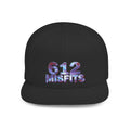 612 Misfits Flat Bill Snapback Hat – Retro Graphic Streetwear Cap
