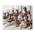 Zombie Chorus Matte Canvas Wall Art
