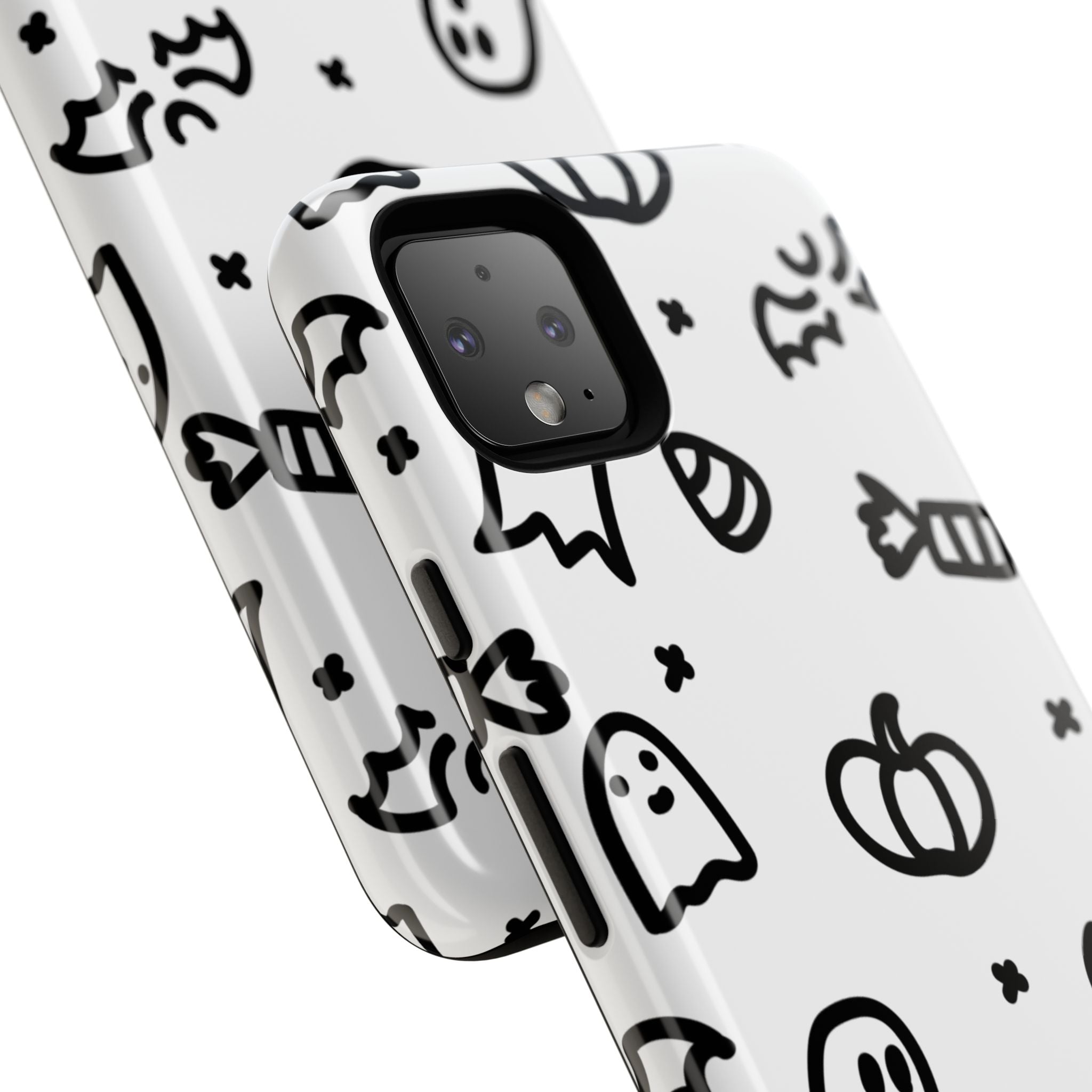 Halloween Themed Phone Case, Spooky Ghosts and Pumpkins, Fall Decor, Costume Party, Trick or Treat