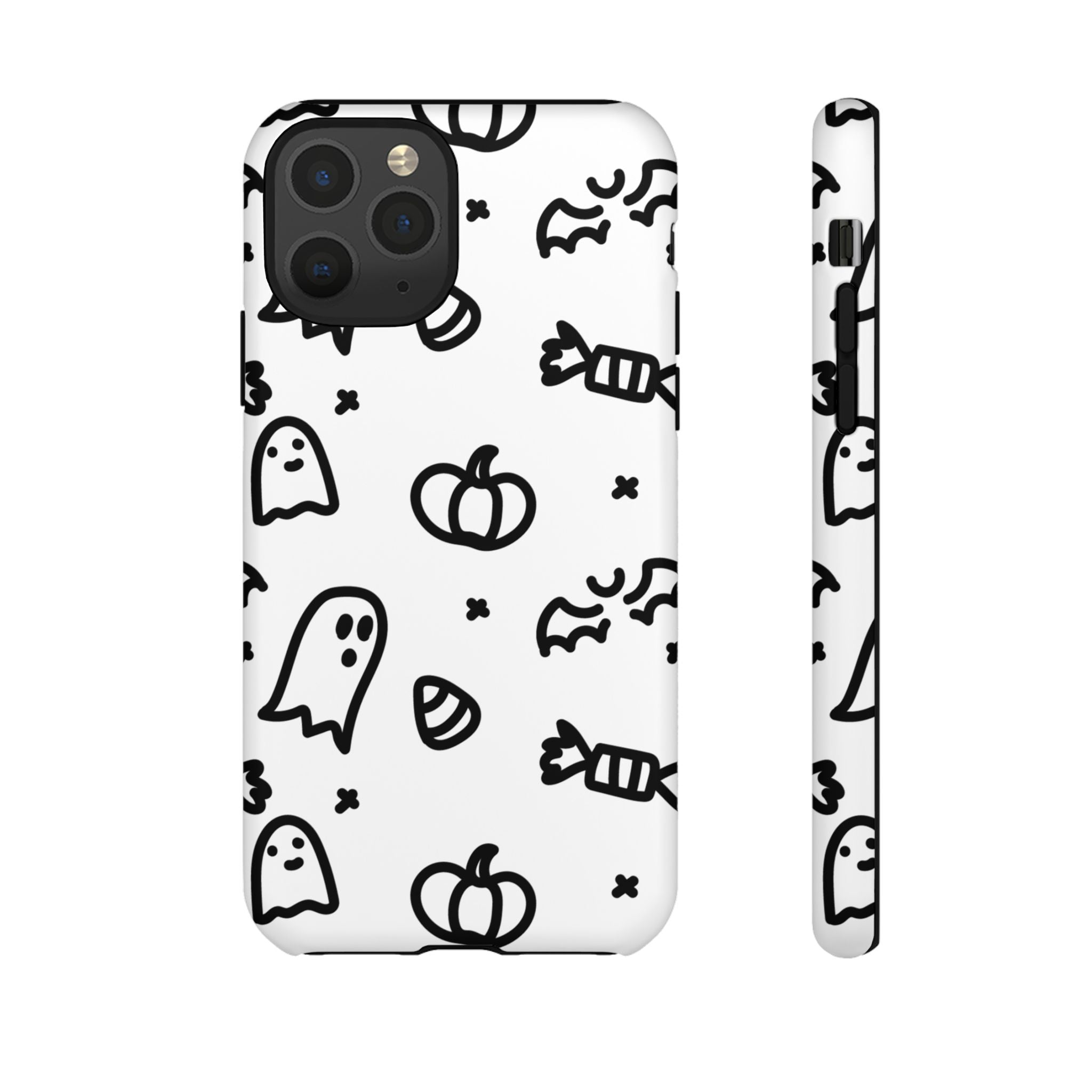 Halloween Themed Phone Case, Spooky Ghosts and Pumpkins, Fall Decor, Costume Party, Trick or Treat