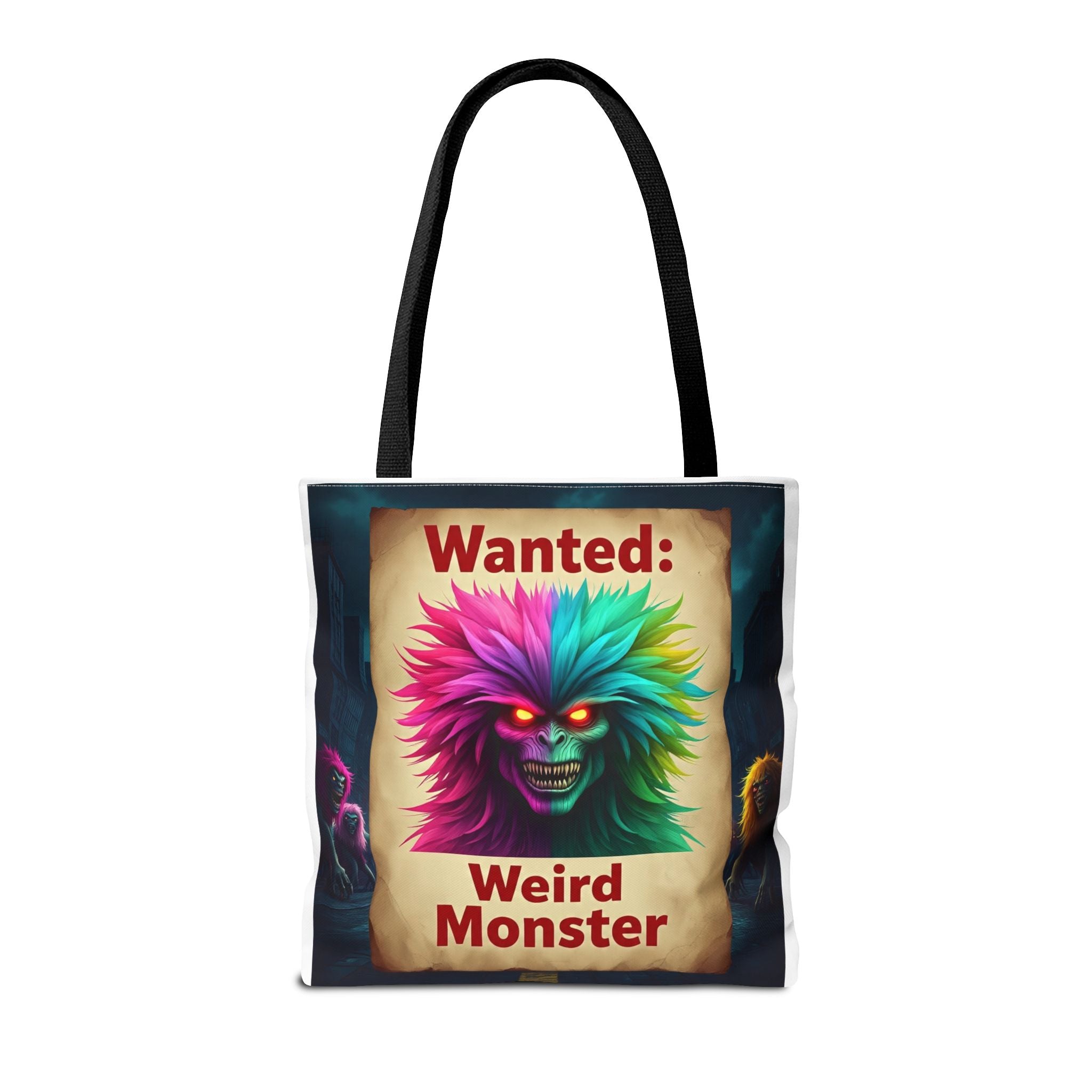 VYBZ Wanted Monster Print Tote Bag