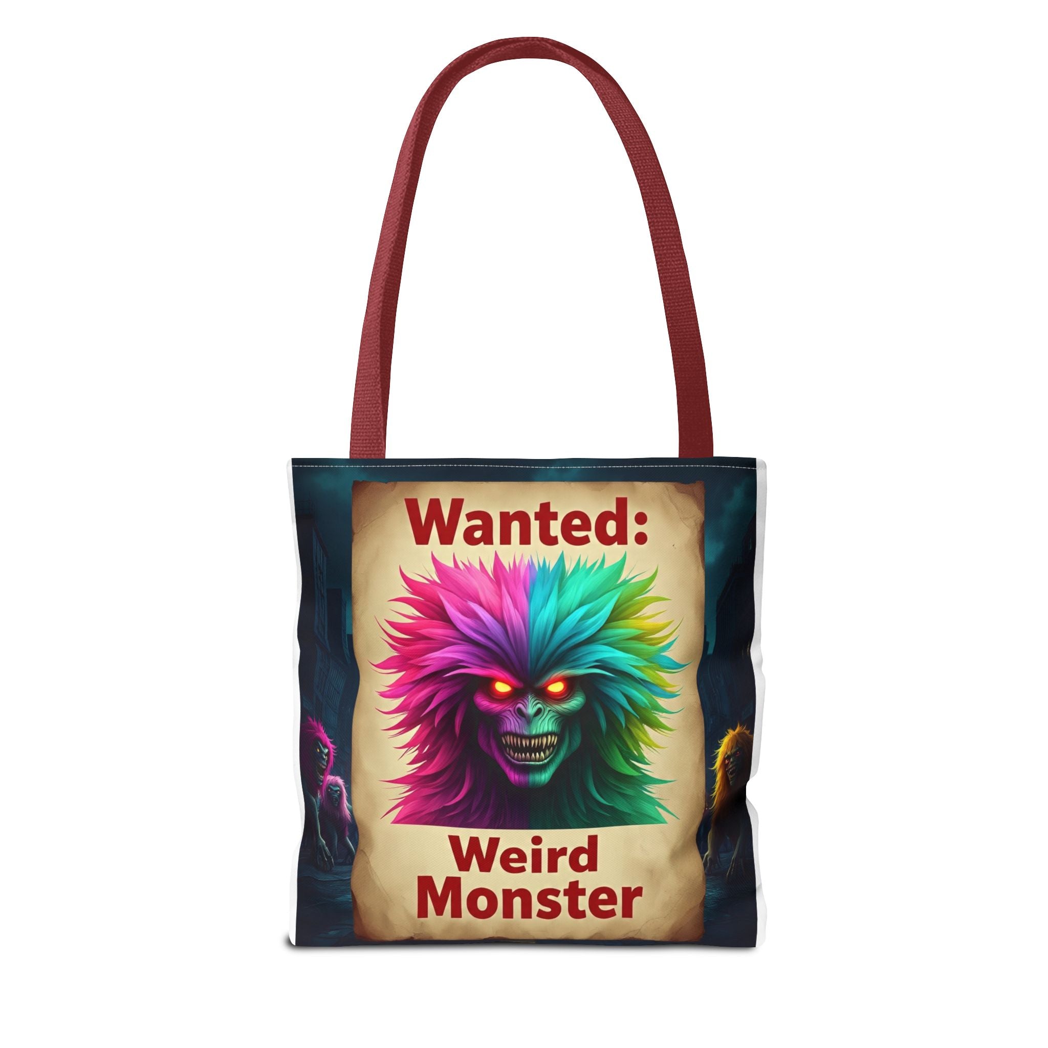 VYBZ Wanted Monster Print Tote Bag
