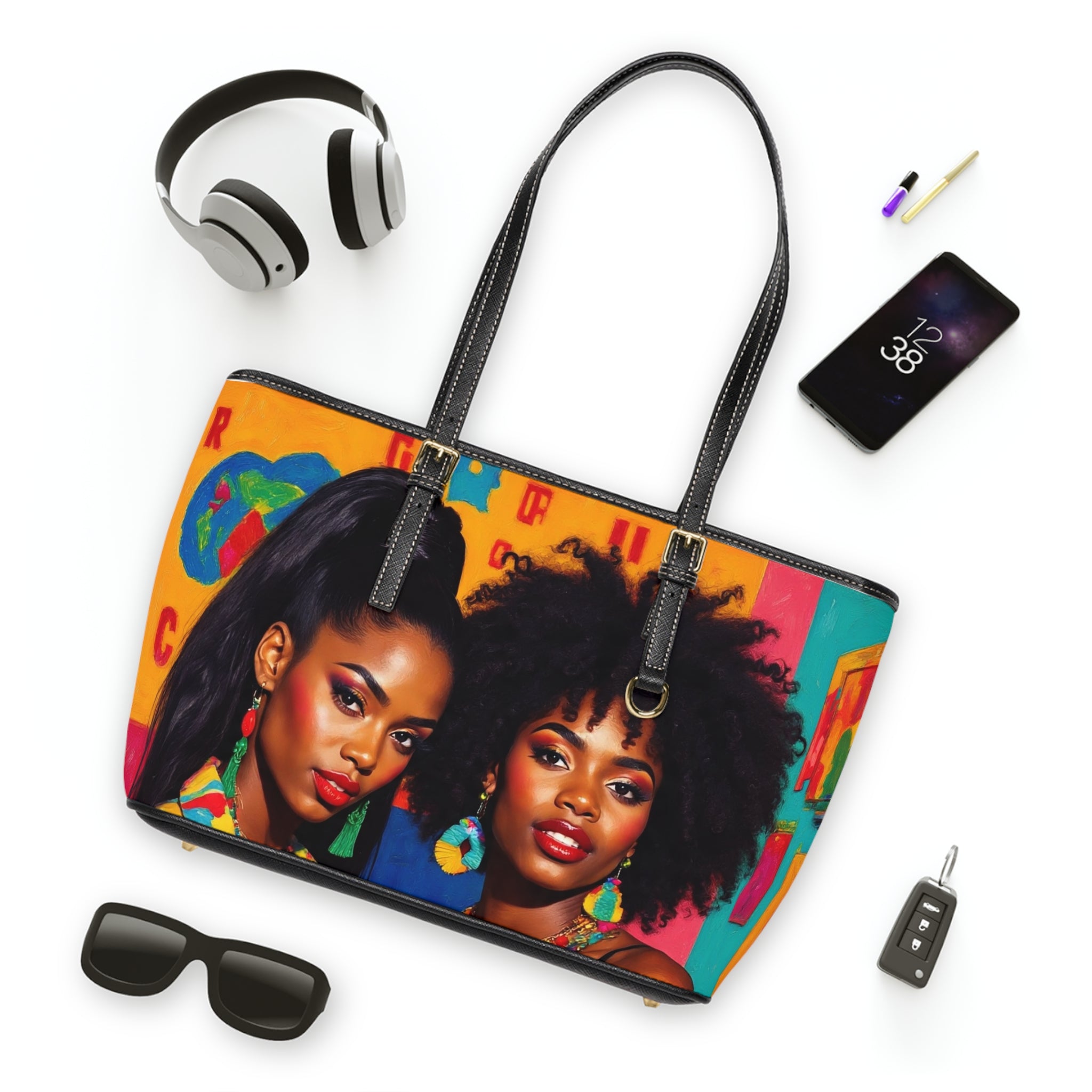 VYBZ Shoulder Bag - Colorful Sisterhood 90's Theme Exclusive Design