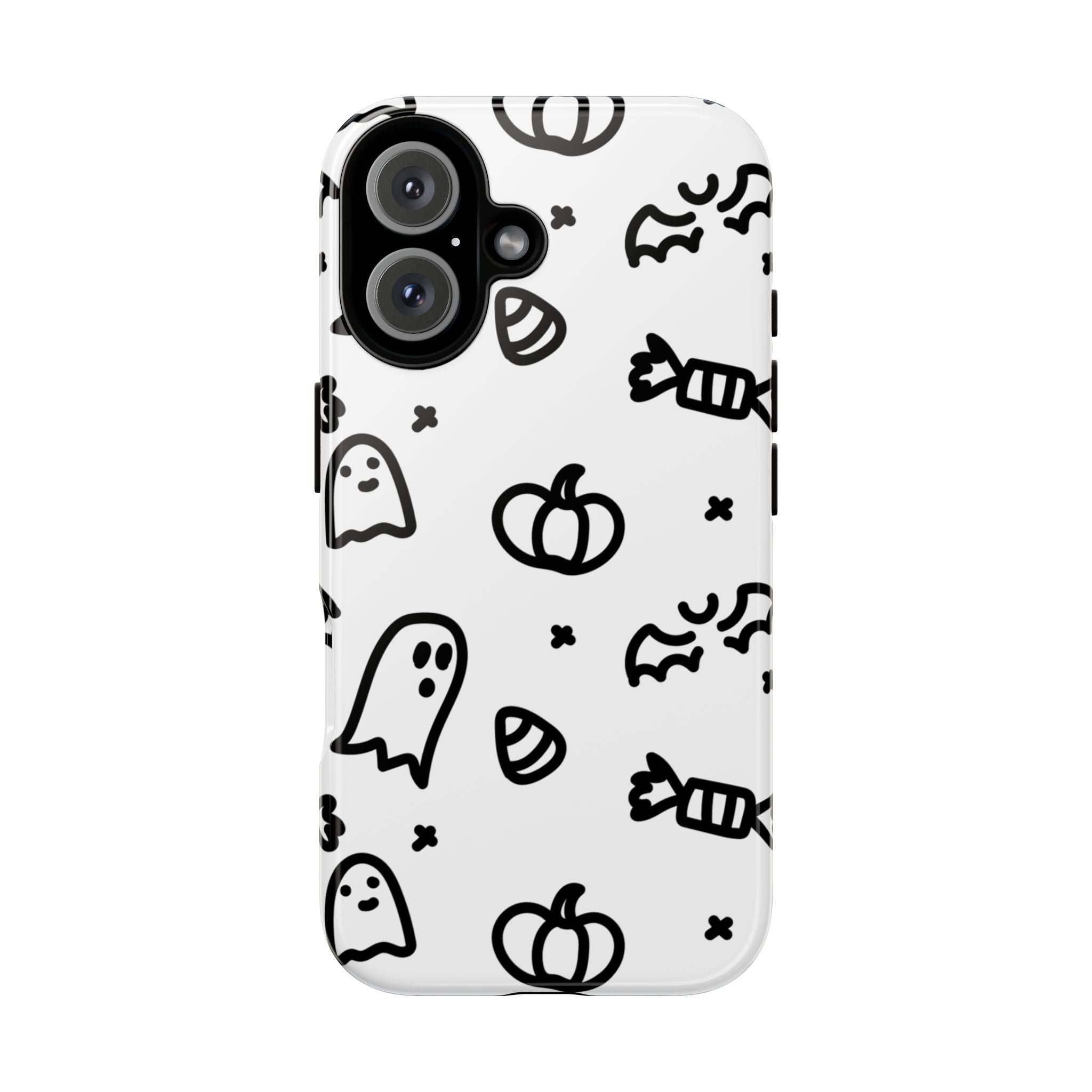 Halloween Themed Phone Case, Spooky Ghosts and Pumpkins, Fall Decor, Costume Party, Trick or Treat