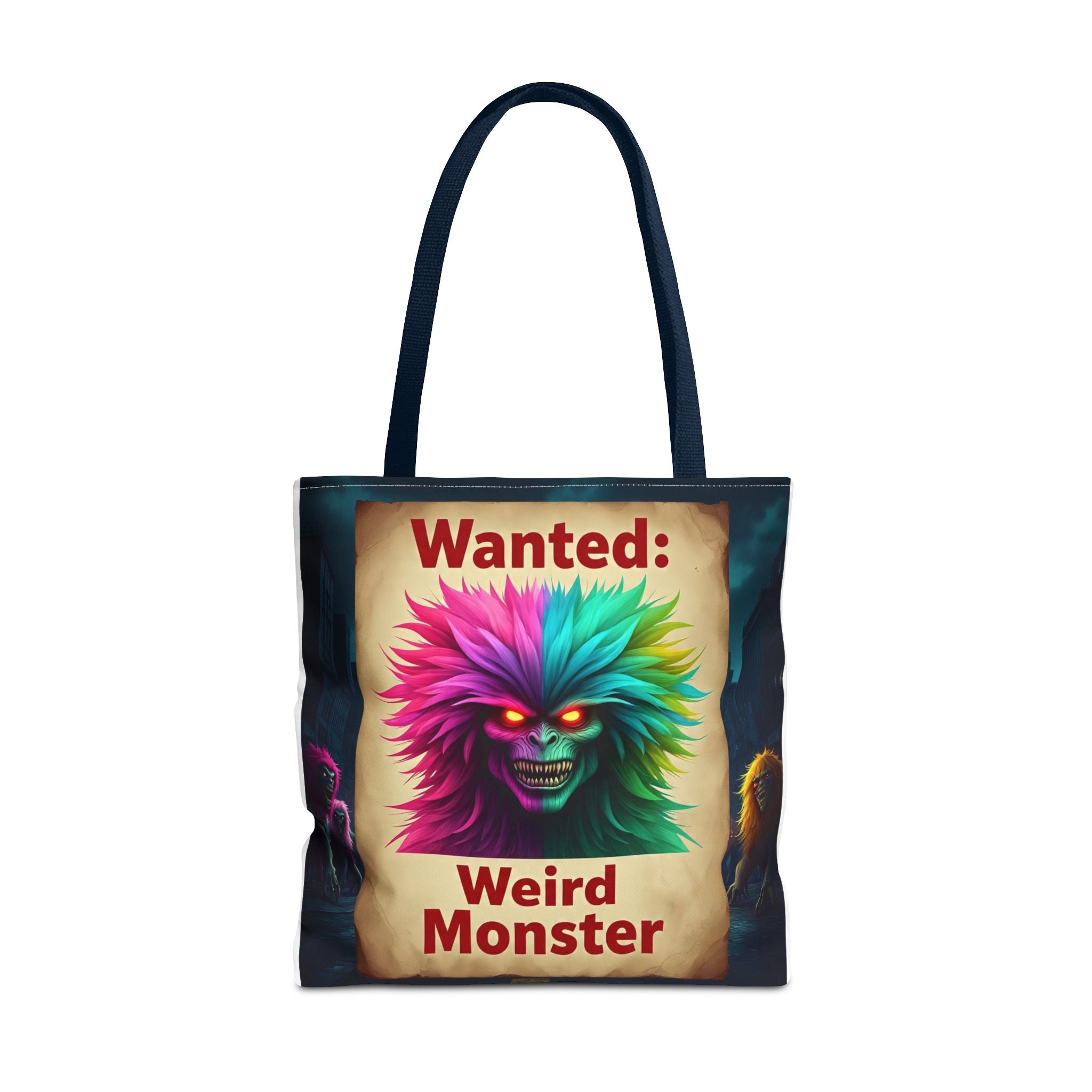VYBZ Wanted Monster Print Tote Bag