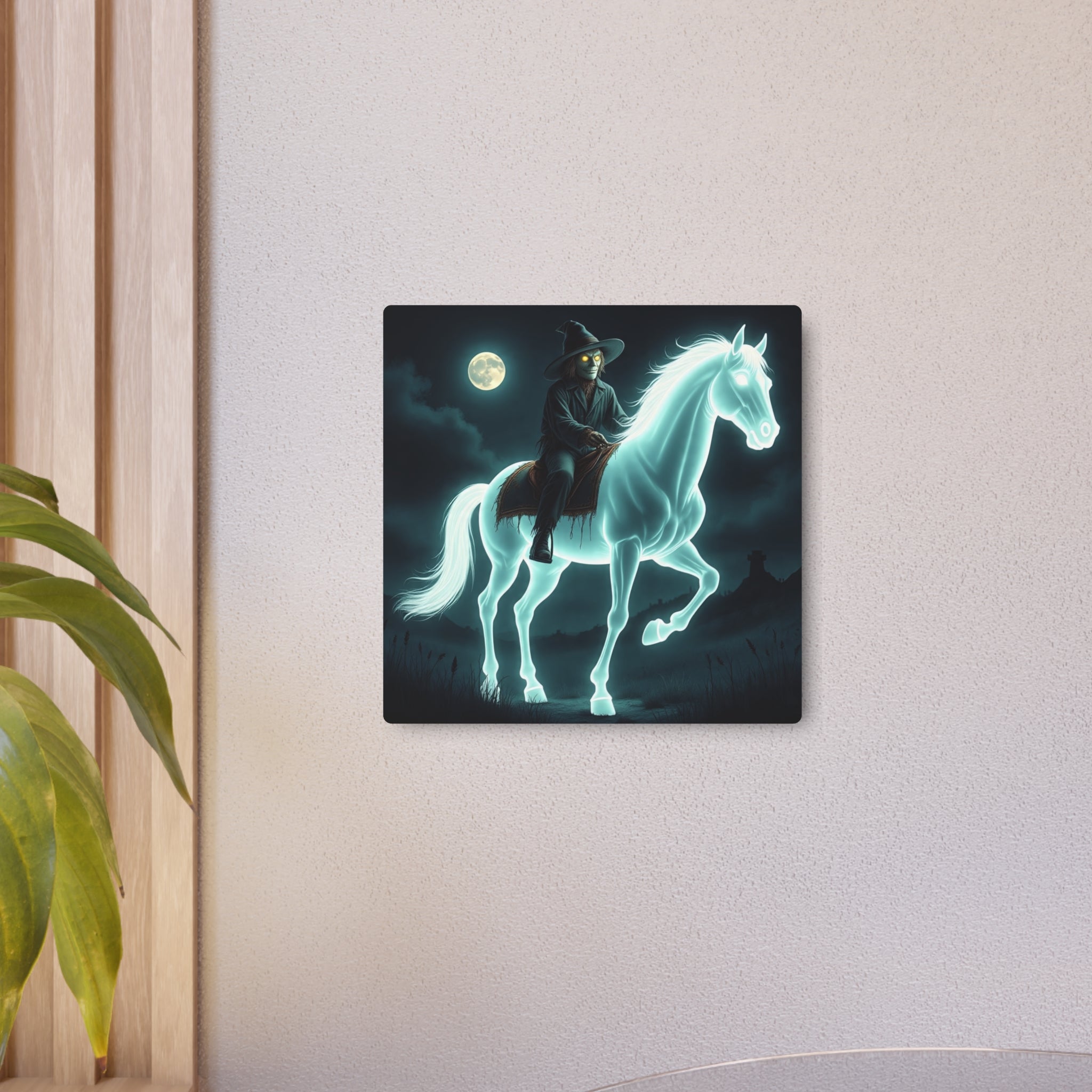 Metal Art Sign - Haunting Magical Halloween Spooky Exclusive Design