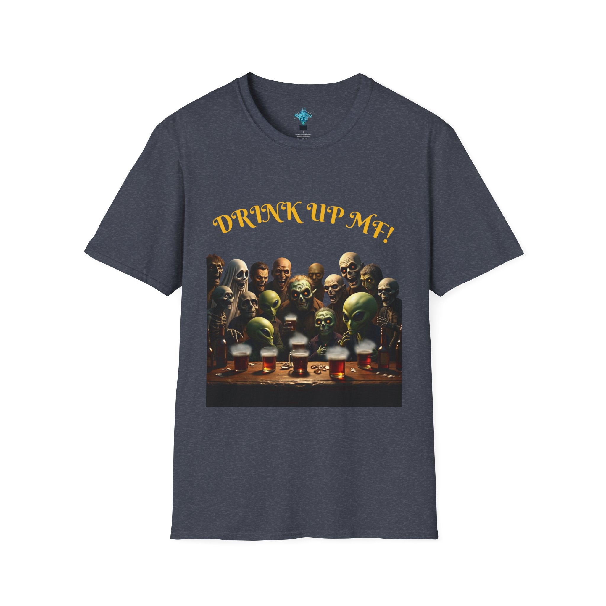 VYBZ Humorous Monster Unisex T-Shirt - Classic Quote Design