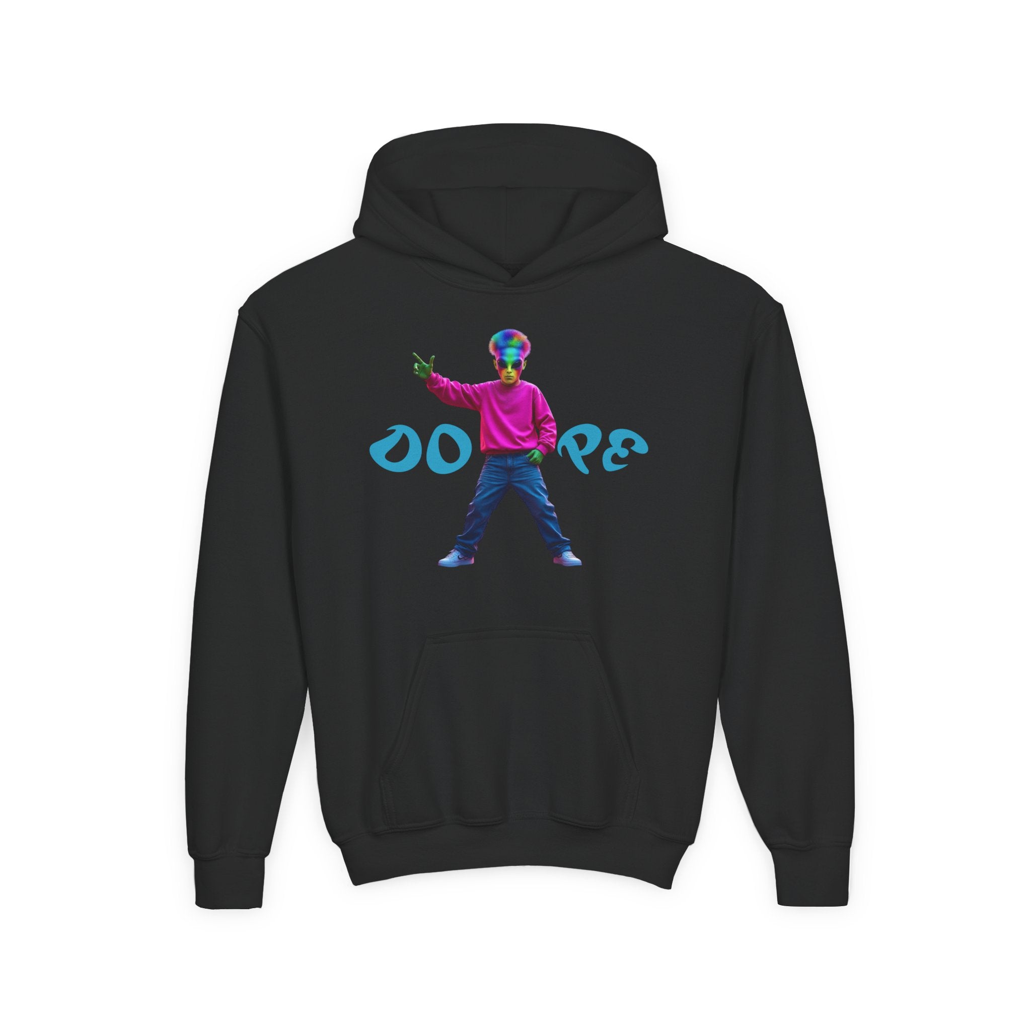 VYBZ Alien Youth Hoodie - Exclusive Colorful Hip Hop Slang Design