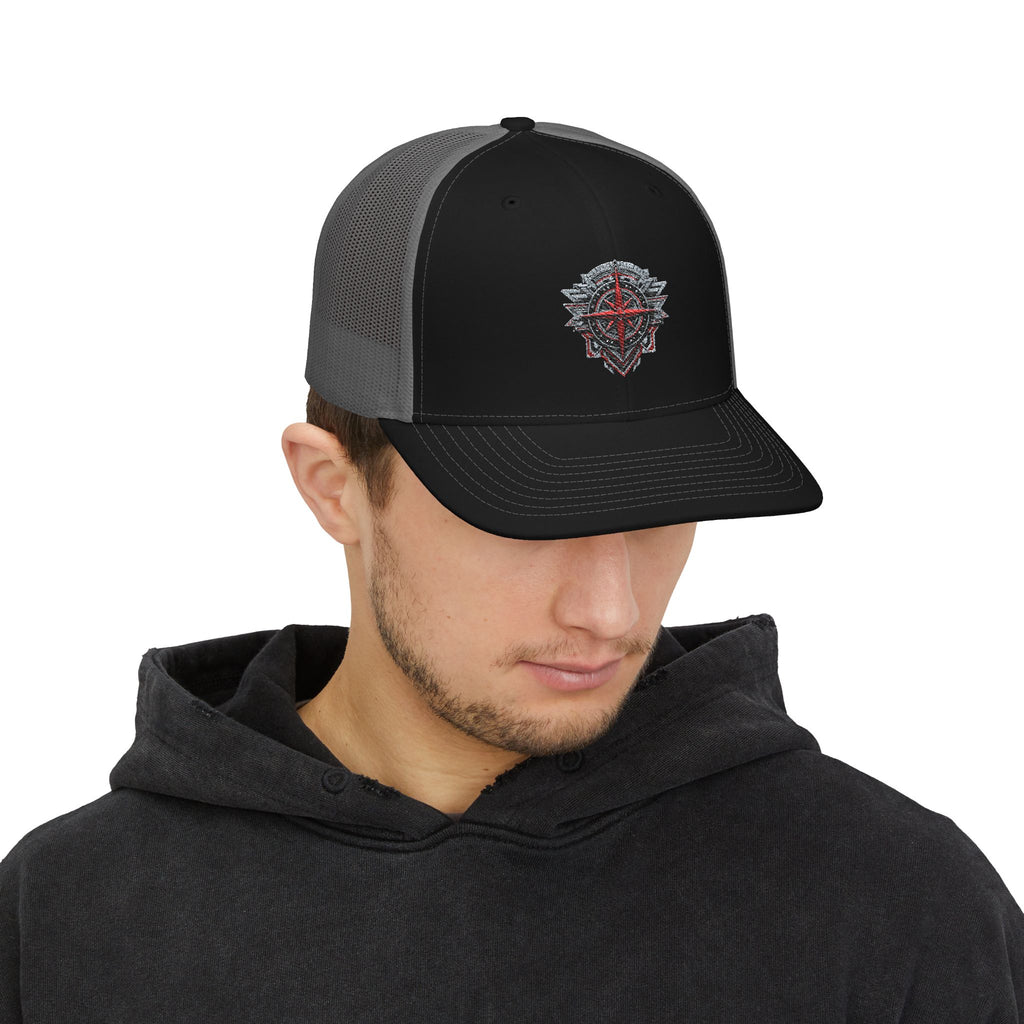 Minnesota North Star Rebel Embroidered Snapback Trucker Cap