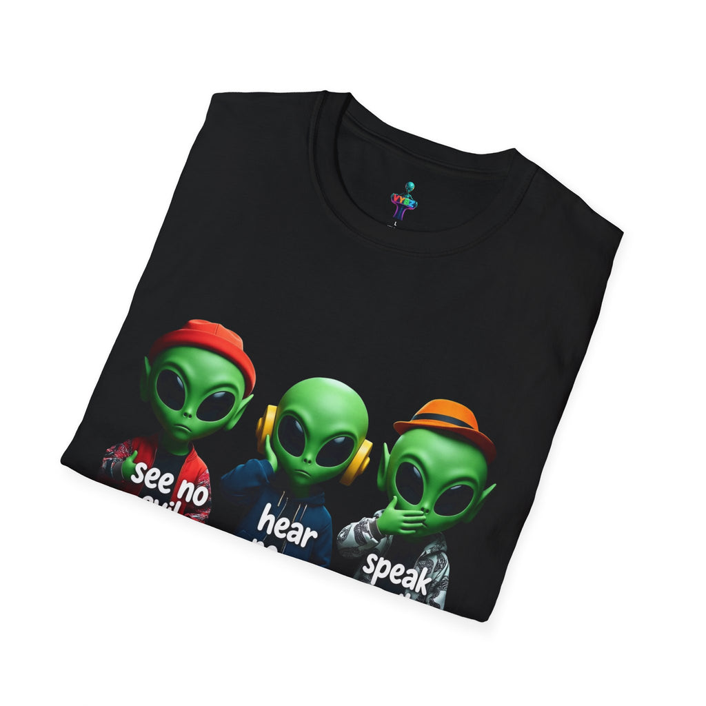 VYBZ Alien "See No Evil, Hear No Evil, Speak Evil" Unisex T-Shirt