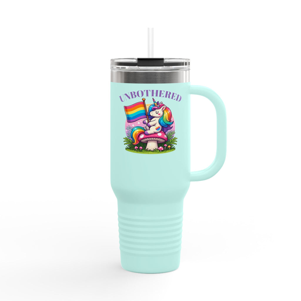 Rainbow Unicorn Insulated 40oz Travel Mug