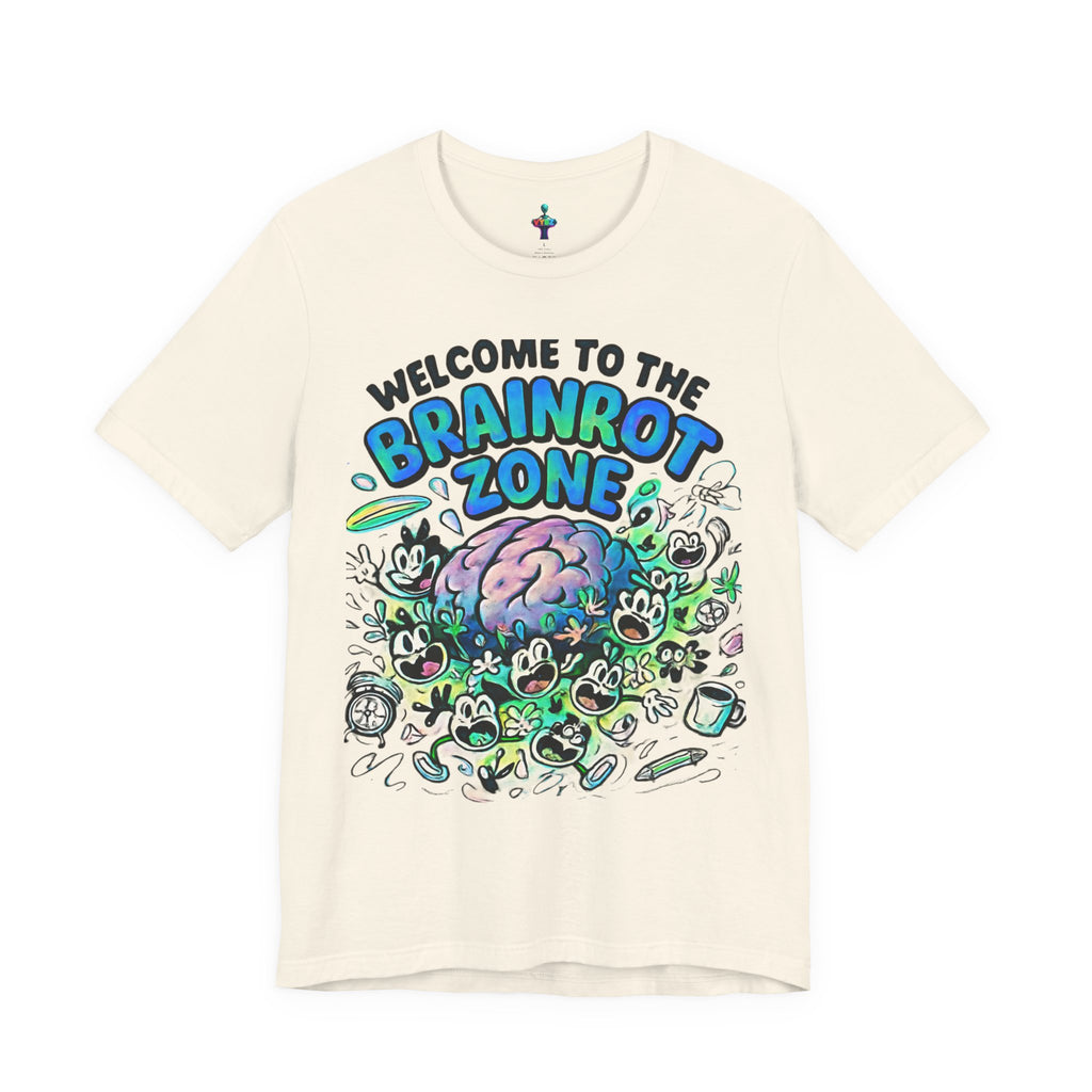 Brainrot Zone Unisex Jersey Short Sleeve Tee