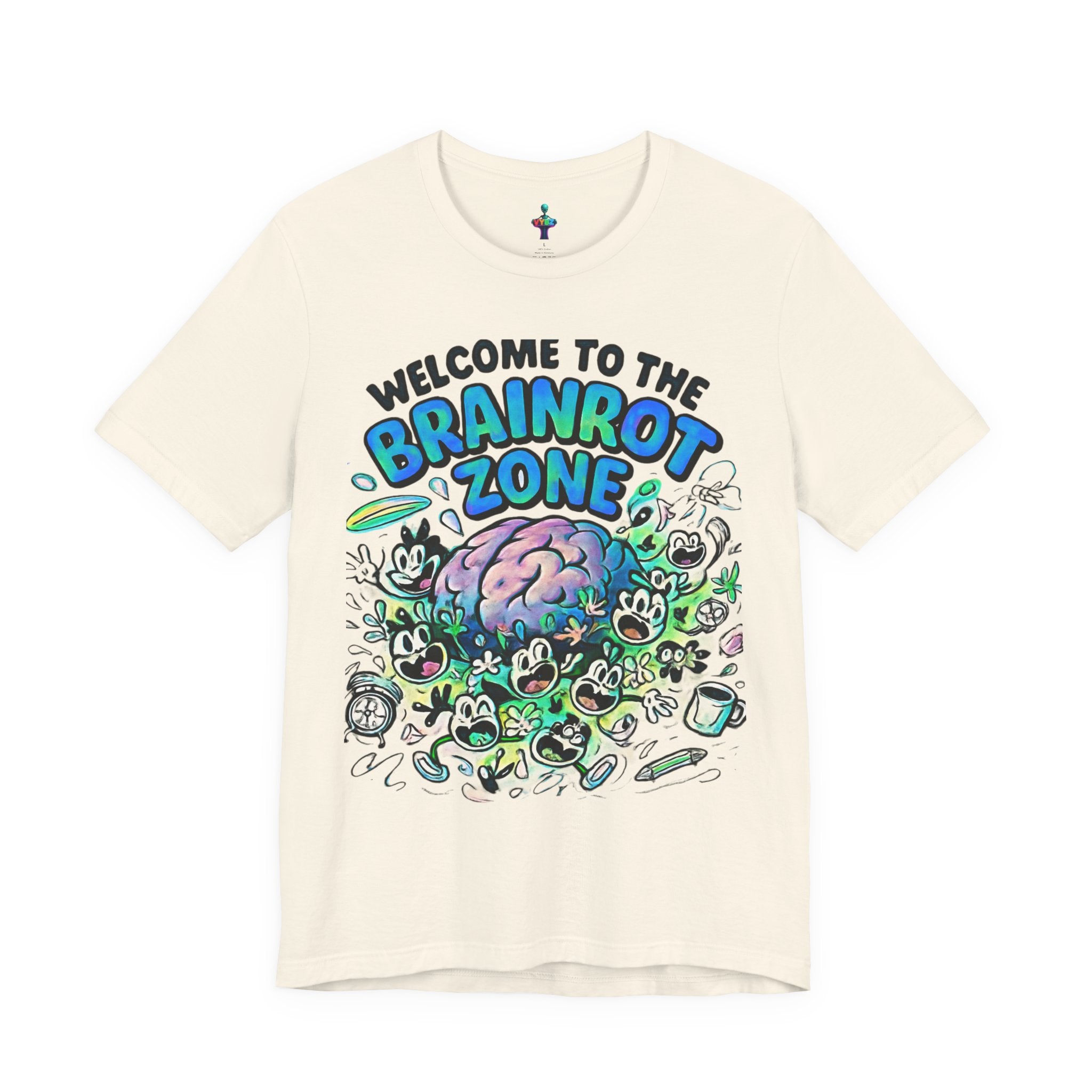 Brainrot Zone Unisex Jersey Short Sleeve Tee