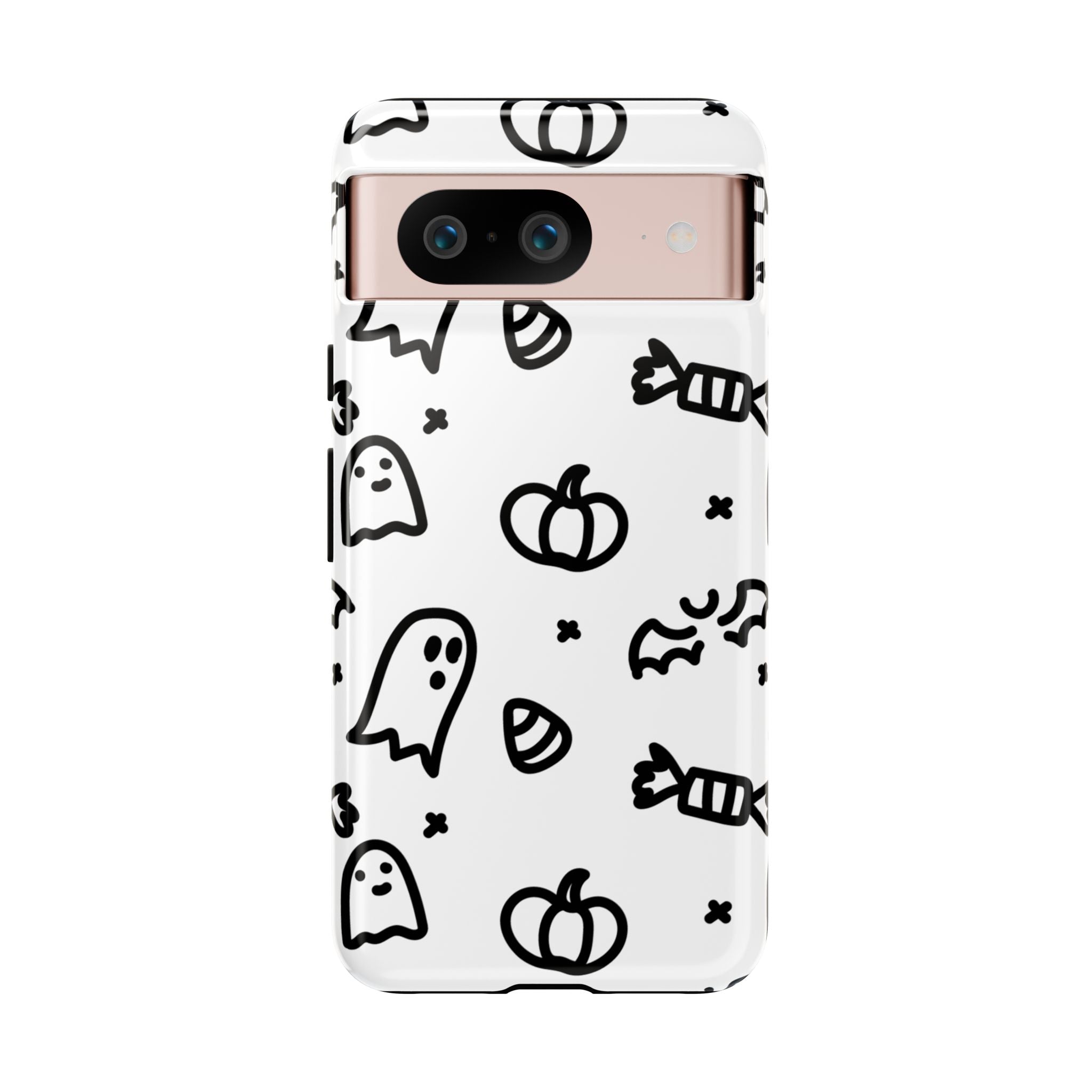 Halloween Themed Phone Case, Spooky Ghosts and Pumpkins, Fall Decor, Costume Party, Trick or Treat