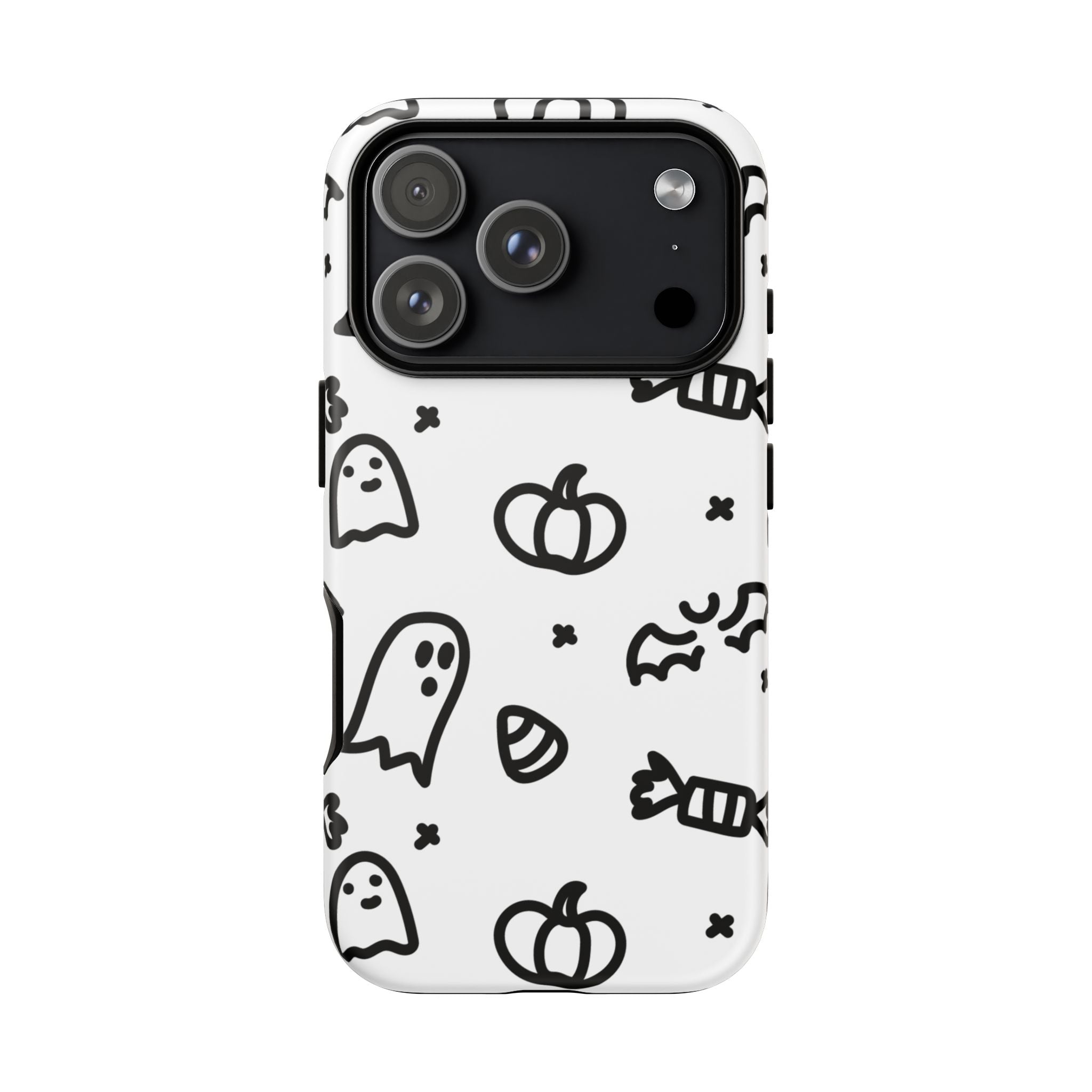 Halloween Themed Phone Case, Spooky Ghosts and Pumpkins, Fall Decor, Costume Party, Trick or Treat