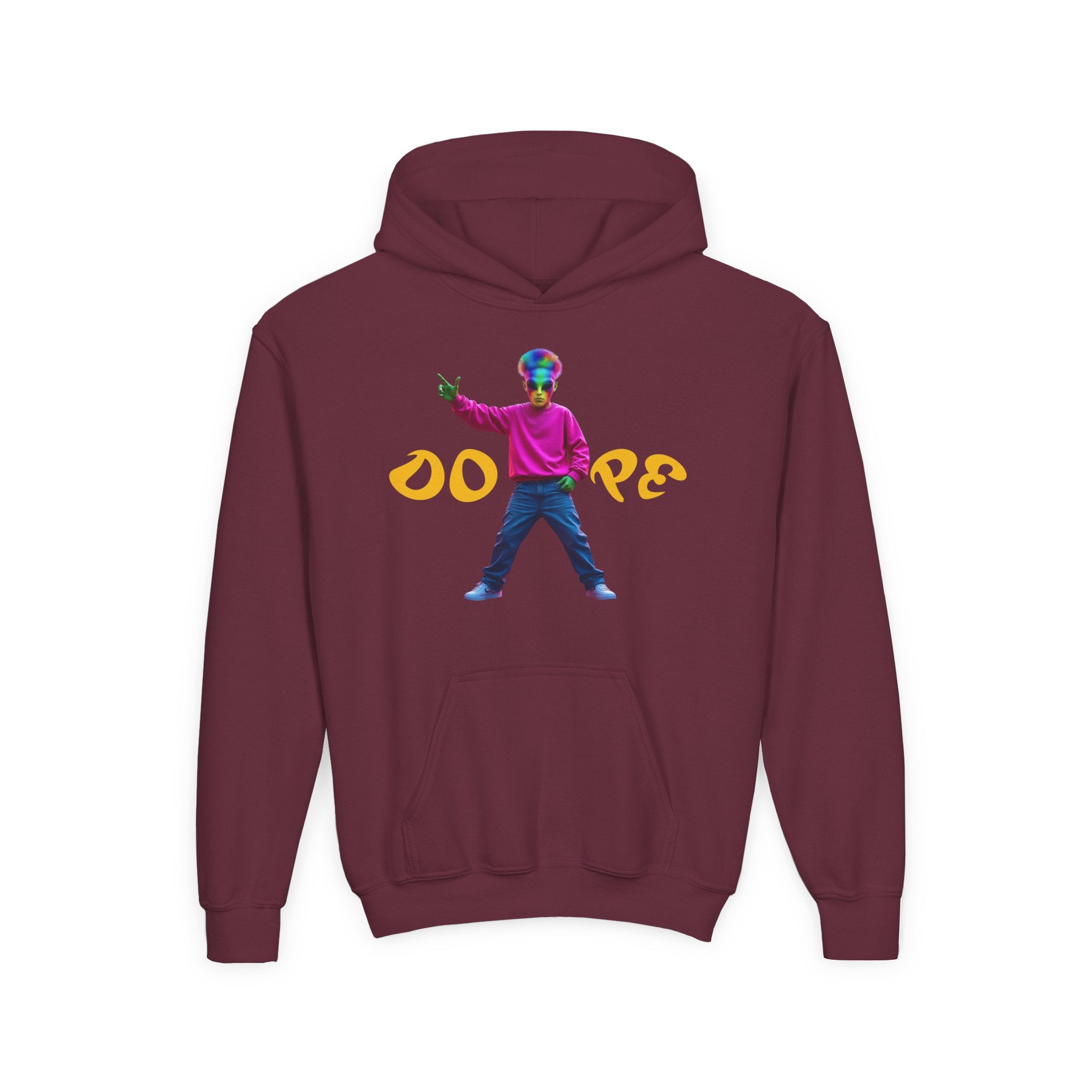 VYBZ Alien Youth Hoodie - Exclusive Colorful Hip Hop Slang Design