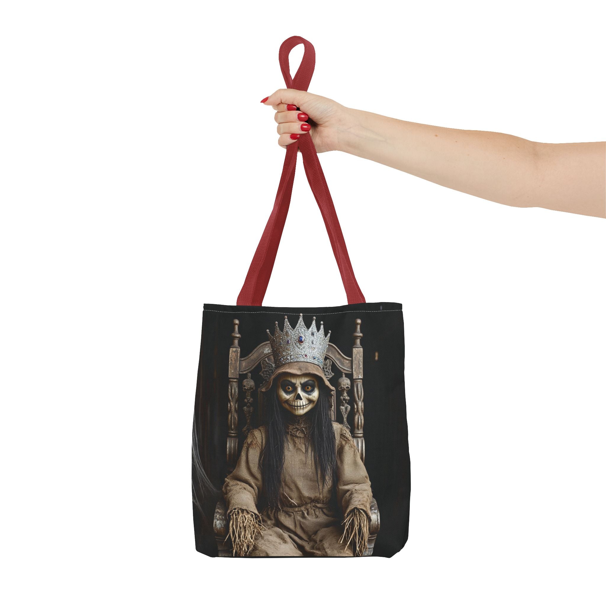 VYBZ Tote Bag - Spooky Skeleton Queen Halloween Design