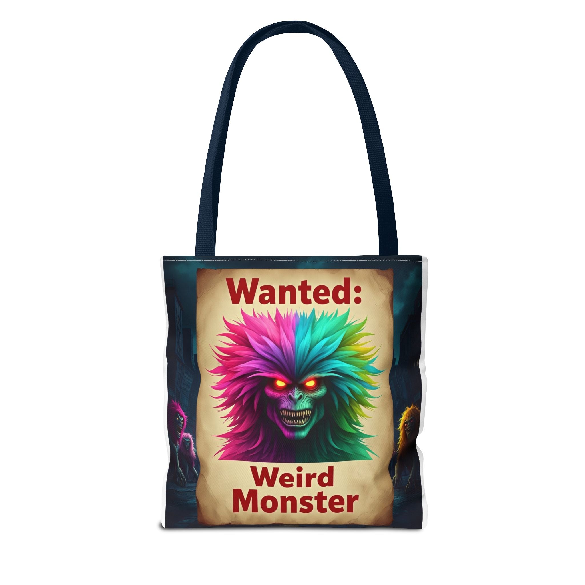 VYBZ Wanted Monster Print Tote Bag