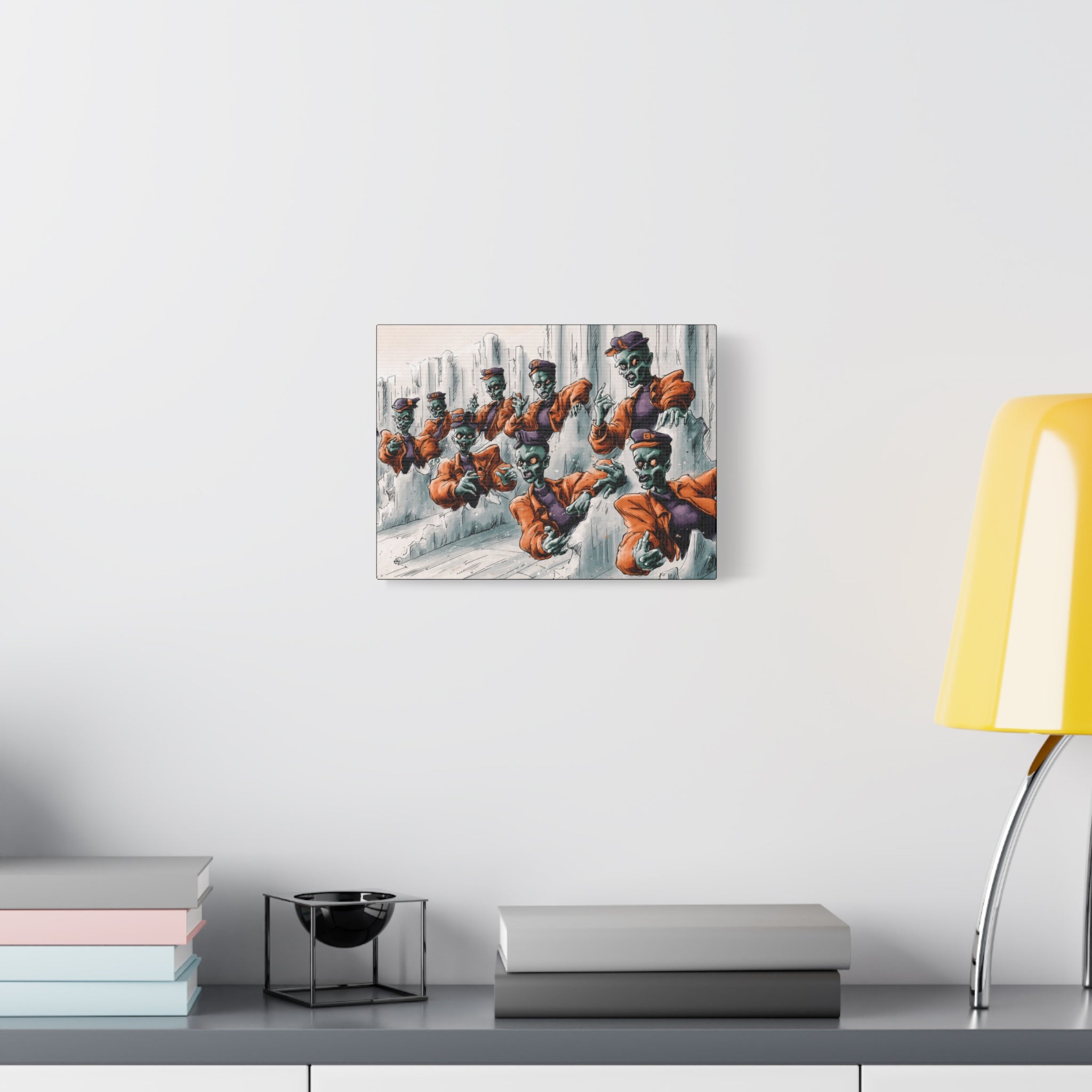 Zombie Chorus Matte Canvas Wall Art
