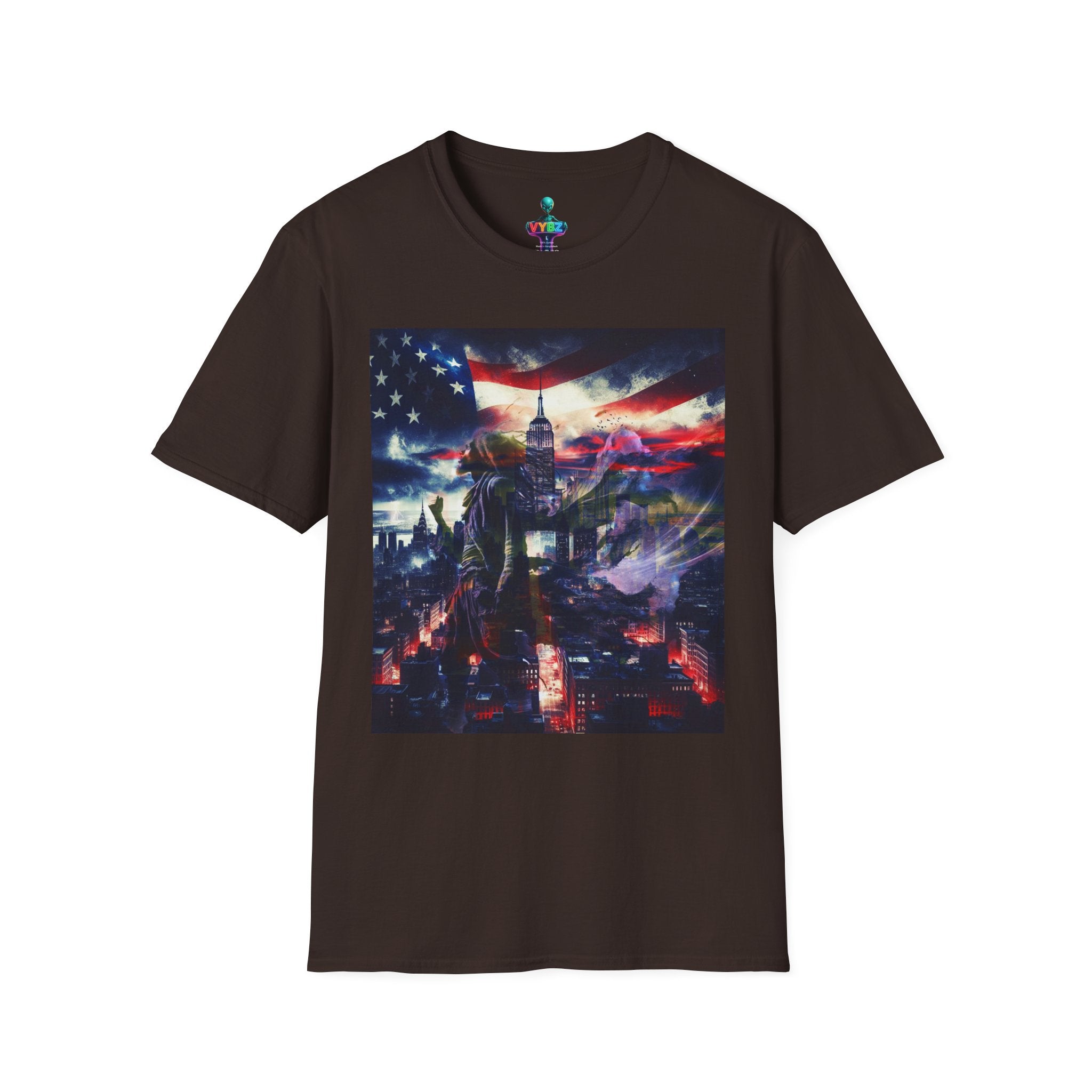 VYBZ Freedom-Themed Graphic Tee