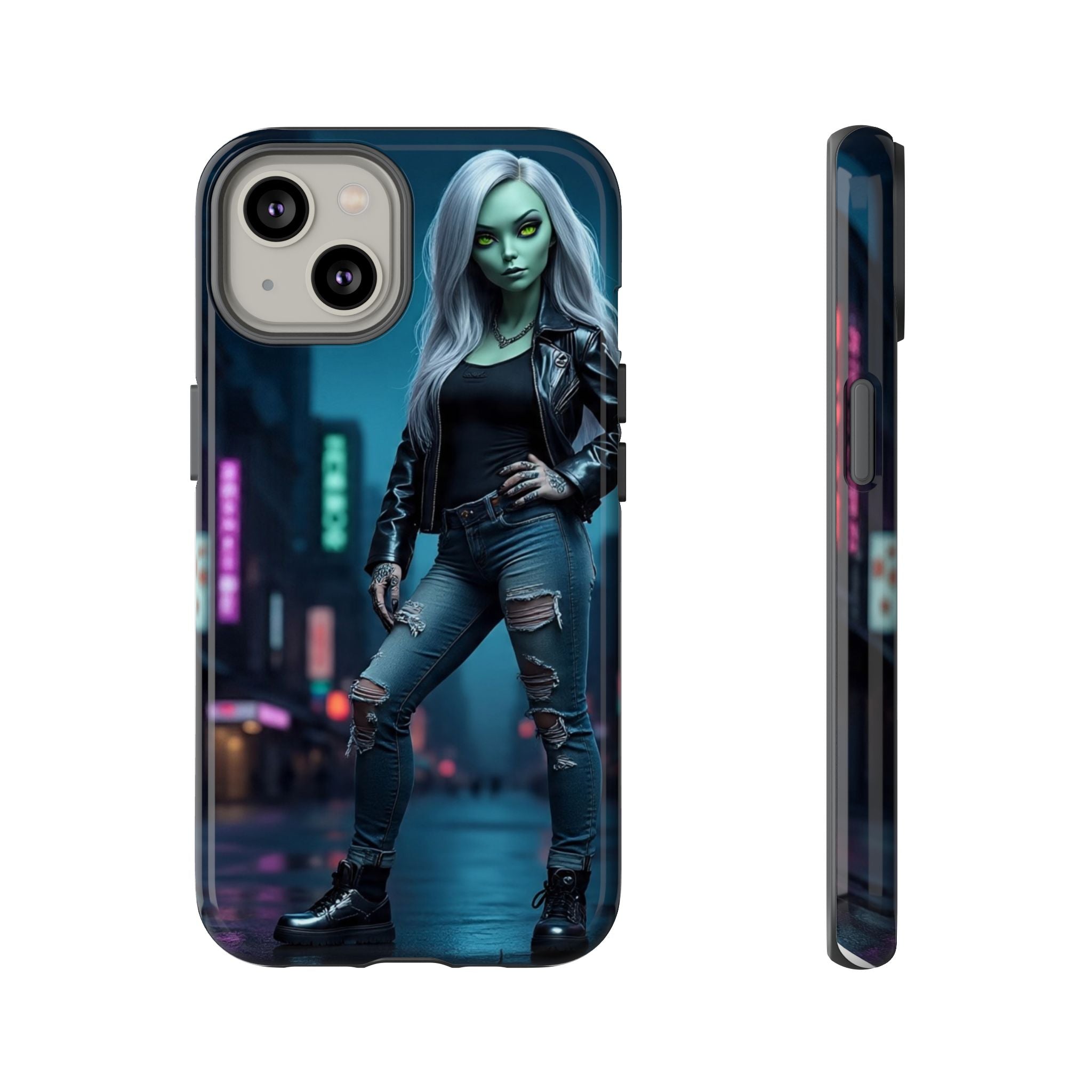 Alien Chic Tough Phone Case