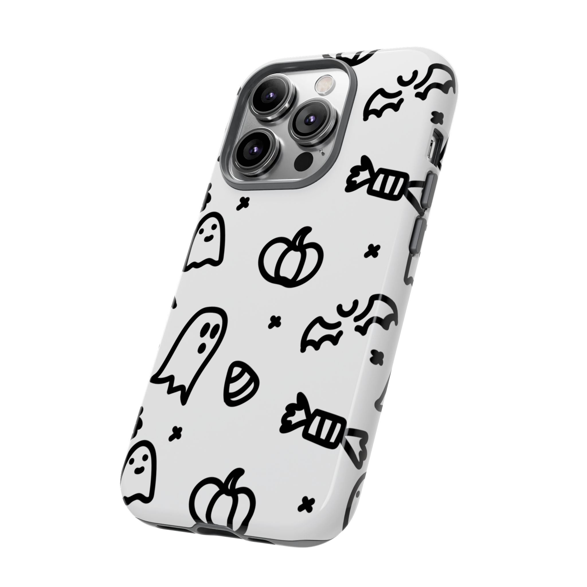 Halloween Themed Phone Case, Spooky Ghosts and Pumpkins, Fall Decor, Costume Party, Trick or Treat