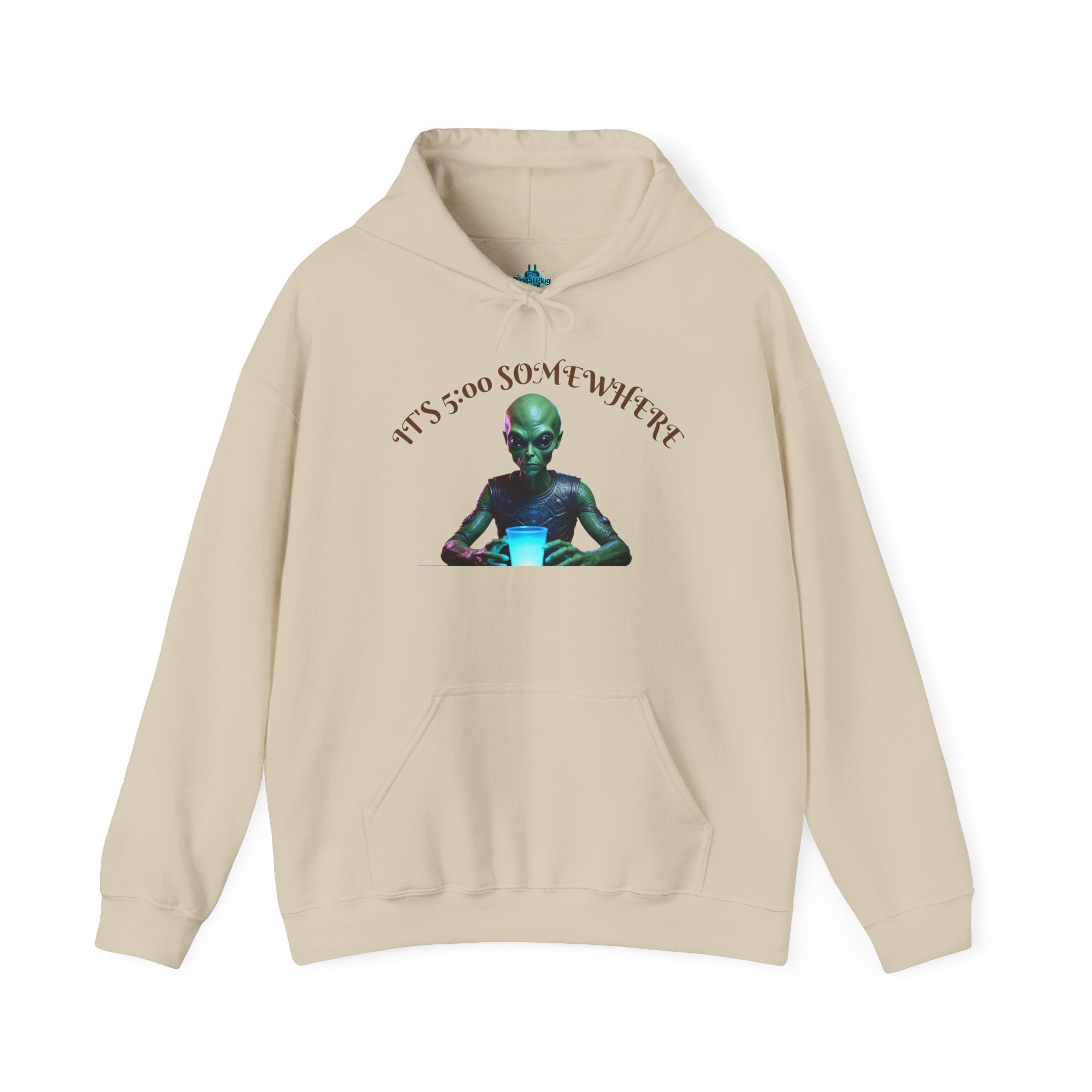 VYBZ Aliens and Monsters Unisex Hooded Sweatshirt - Funny Quote Design