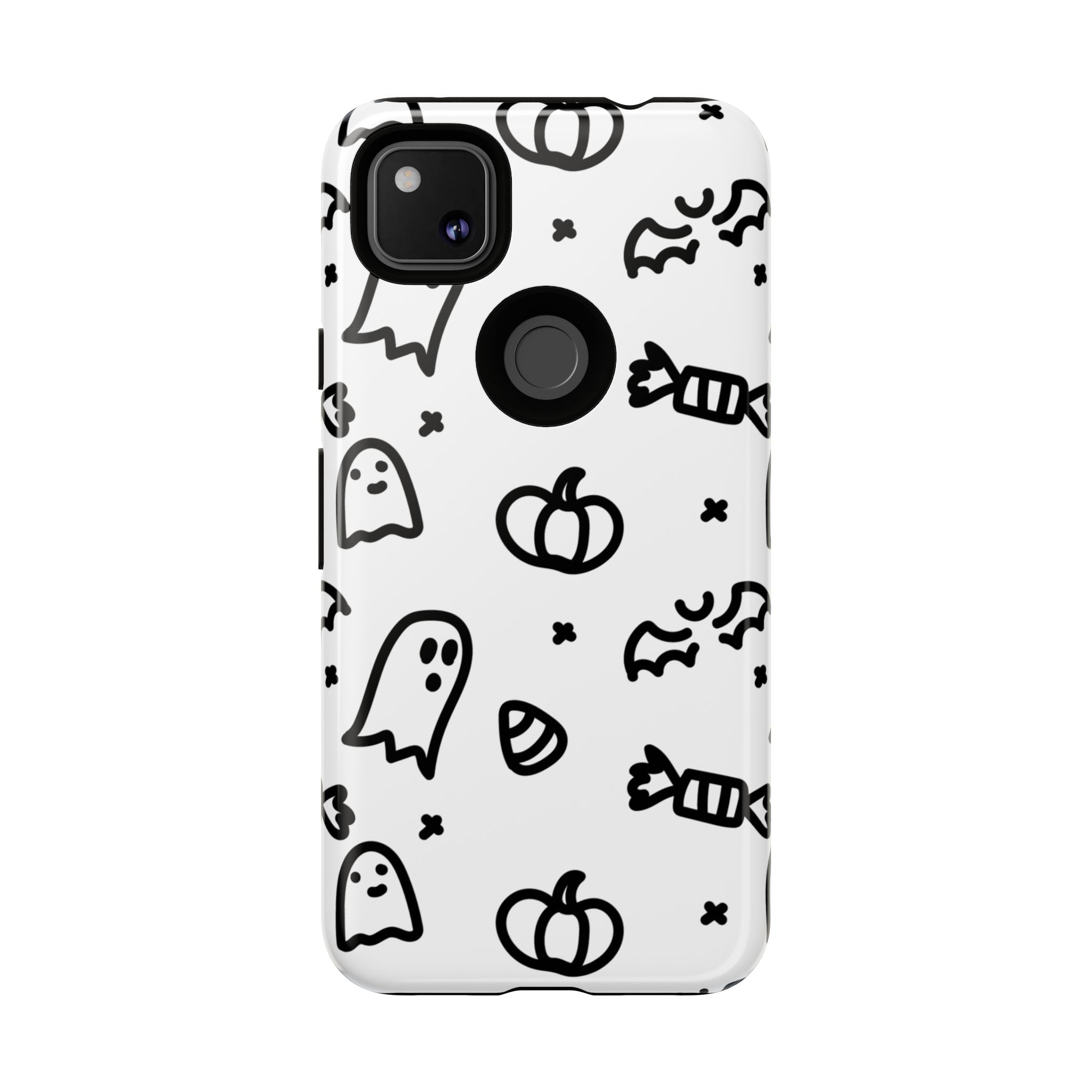 Halloween Themed Phone Case, Spooky Ghosts and Pumpkins, Fall Decor, Costume Party, Trick or Treat