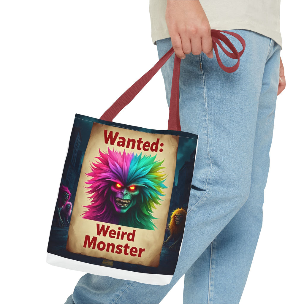 VYBZ Wanted Monster Print Tote Bag