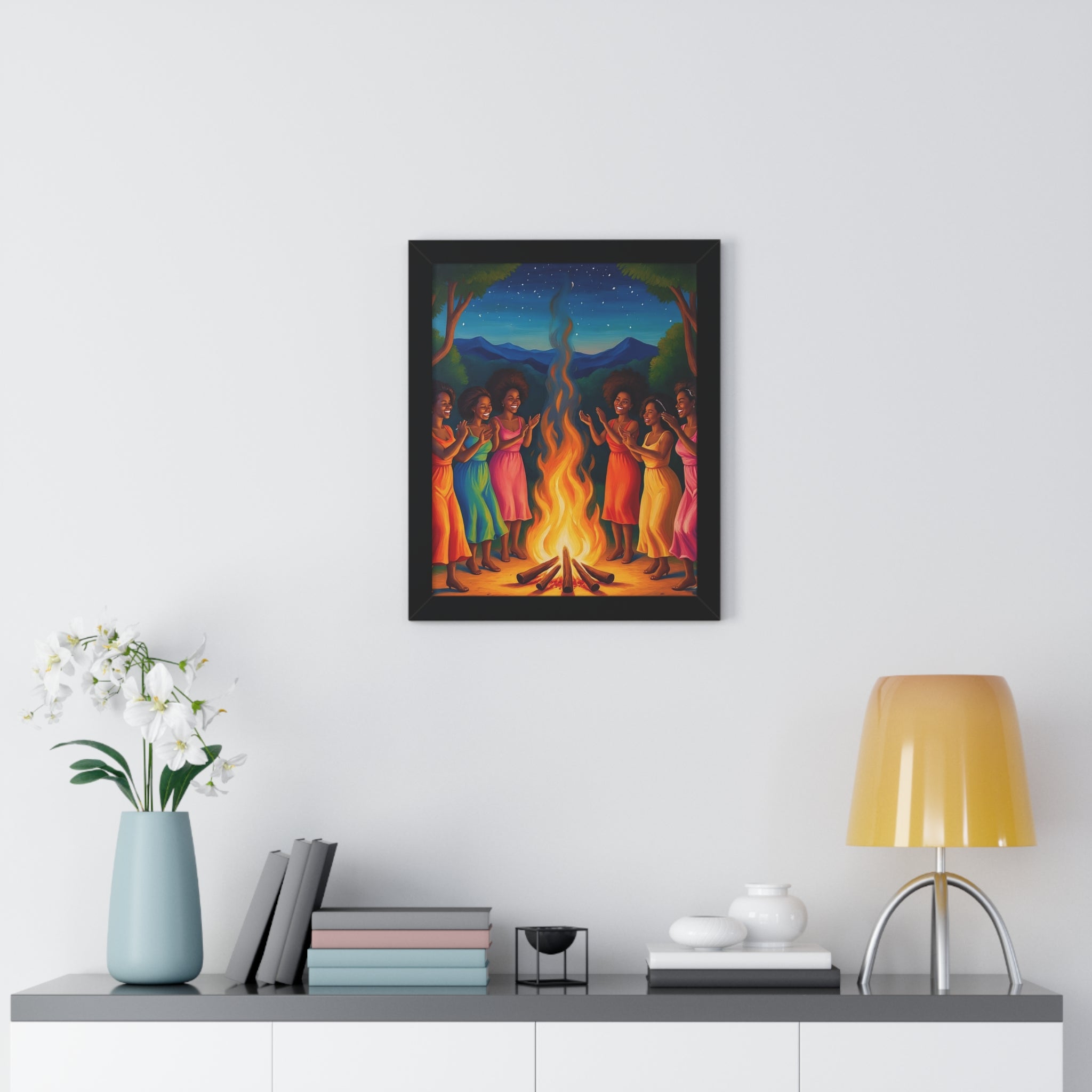 African American Women Dance Party Inspired Poster