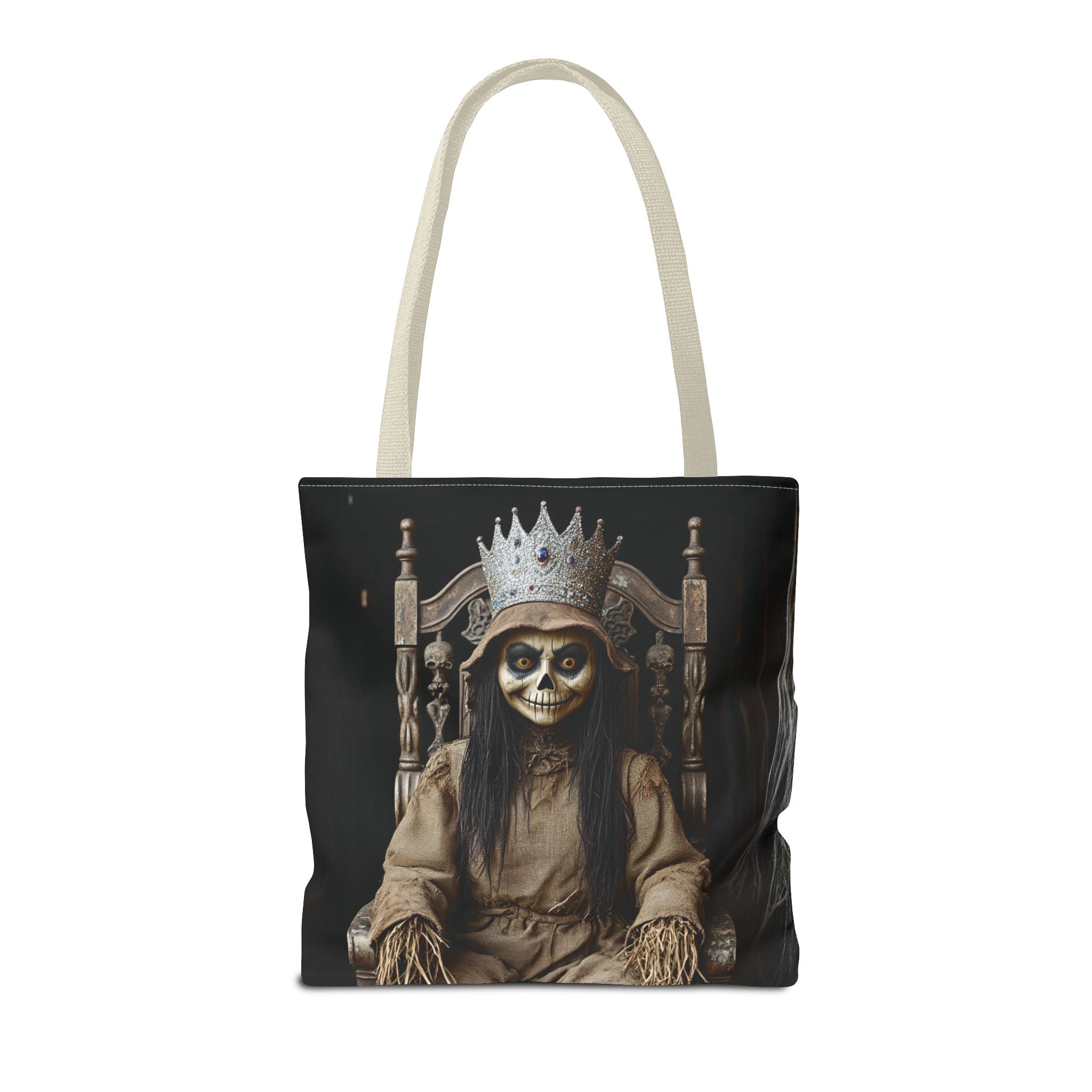 VYBZ Tote Bag - Spooky Skeleton Queen Halloween Design