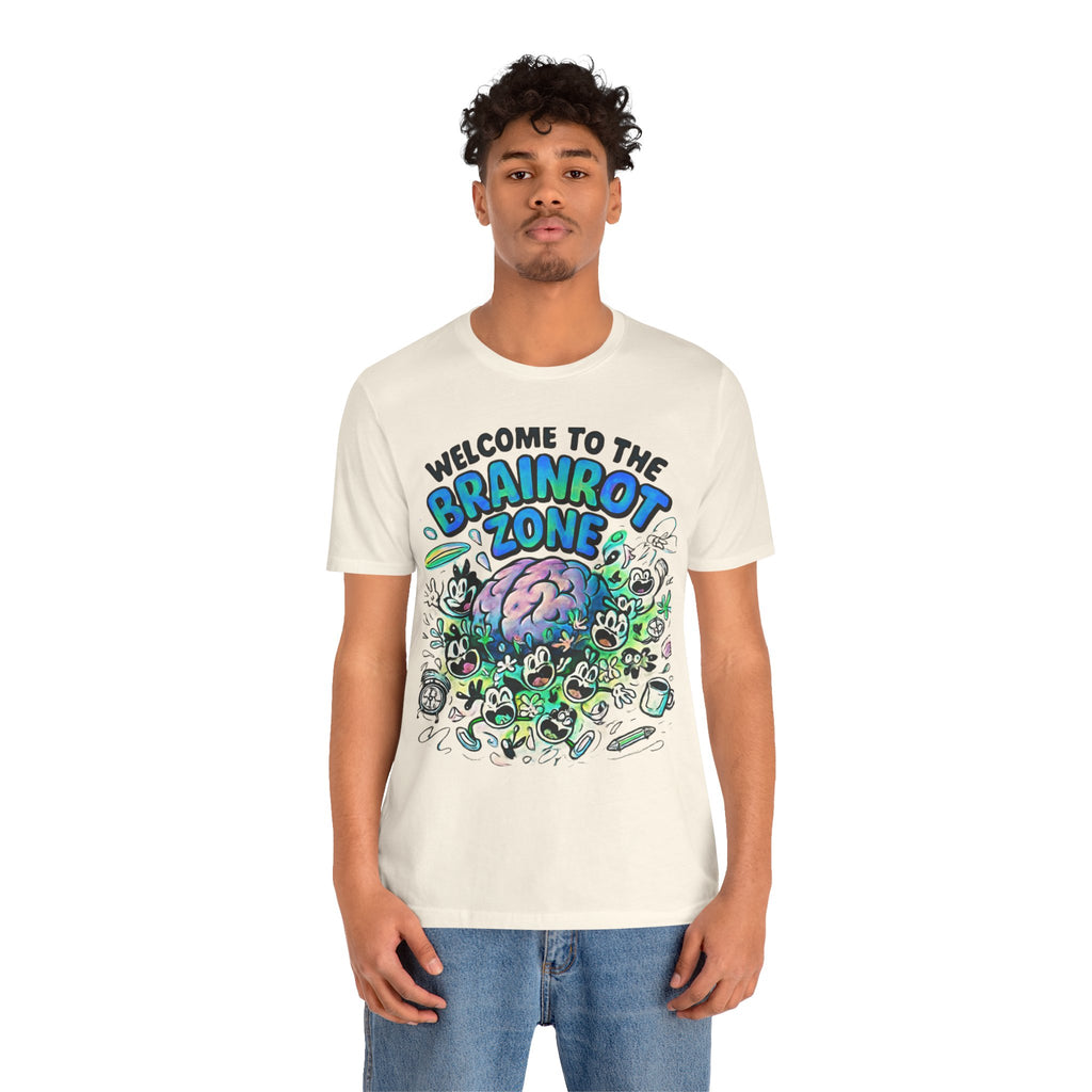 Brainrot Zone Unisex Jersey Short Sleeve Tee