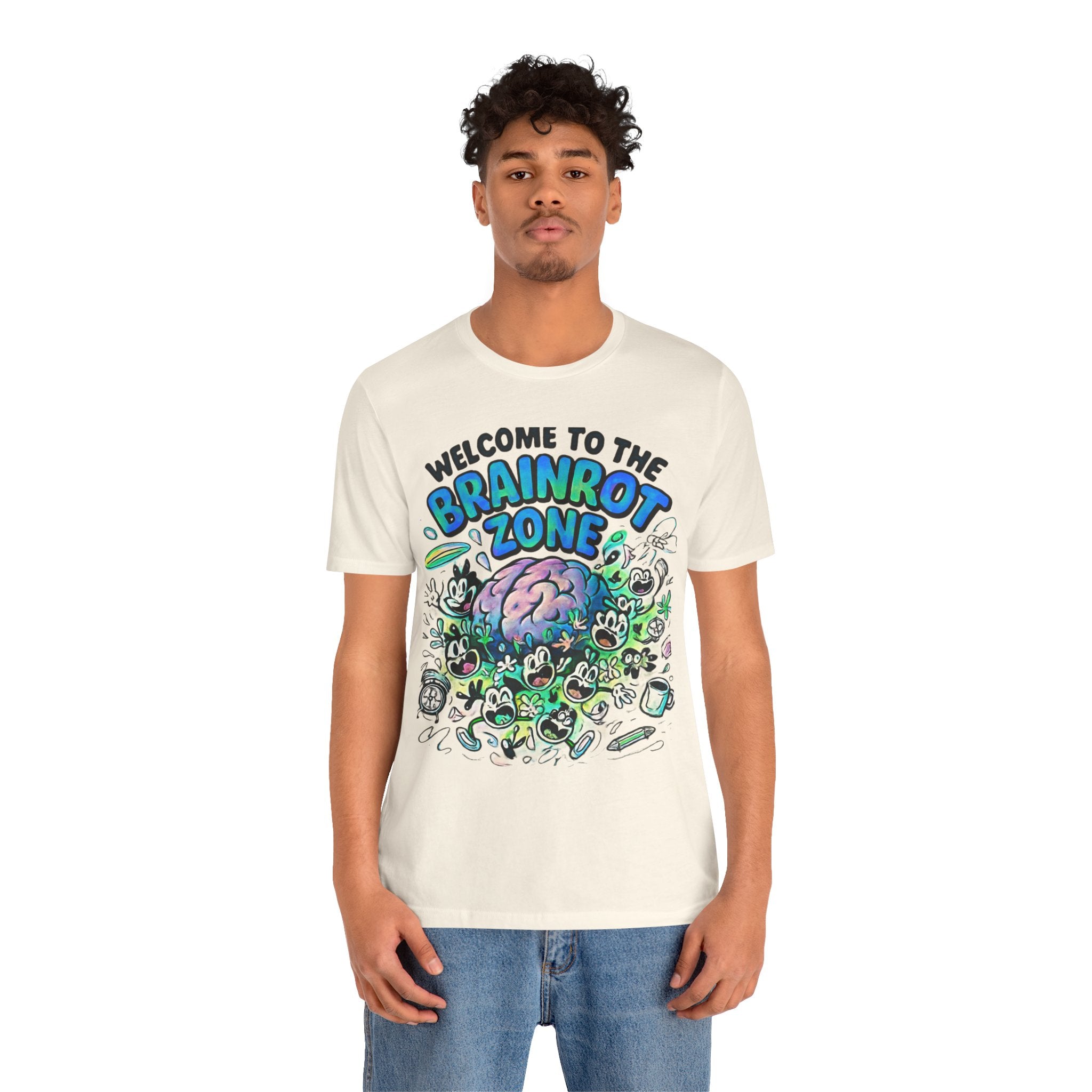Brainrot Zone Unisex Jersey Short Sleeve Tee
