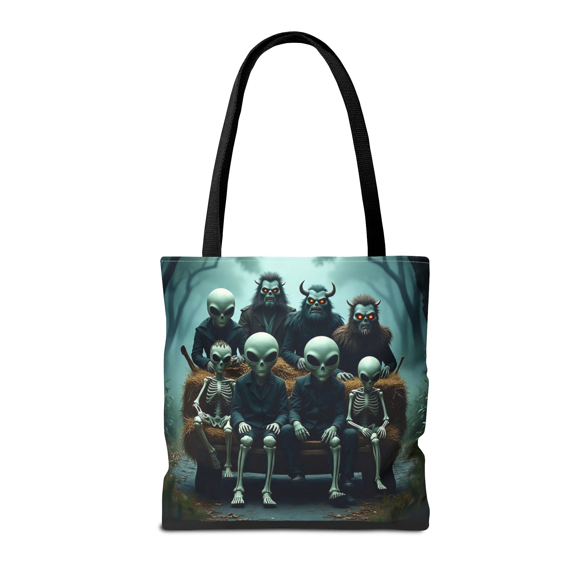 VYBZ Alien Tote Bag - Halloween Trick or Treating Spacious Design