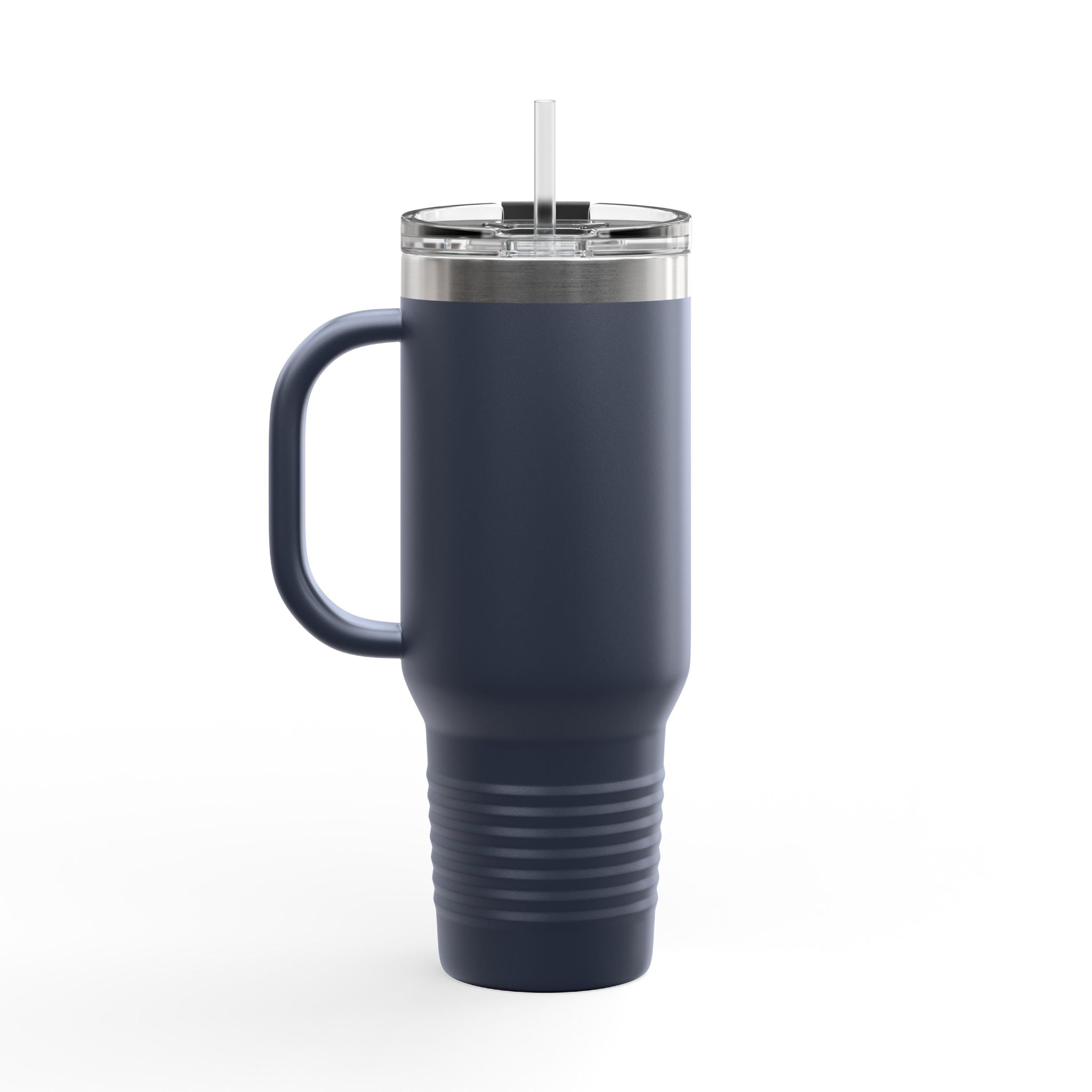 Insulated Travel Mug - Fun Motorcycle Dog Design