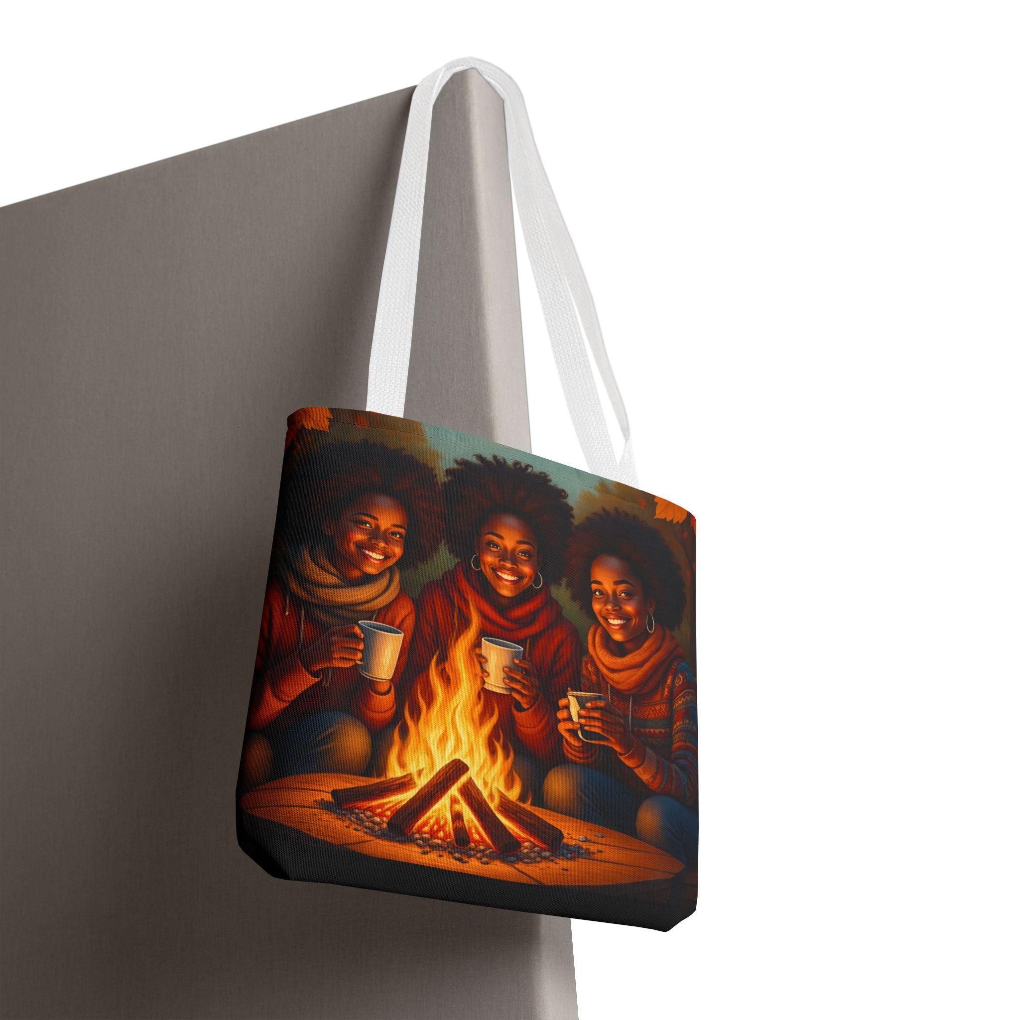 VYBZ Tote Bag - Exclusive Celebrating Sistah Circle Design Fall Bonfire
